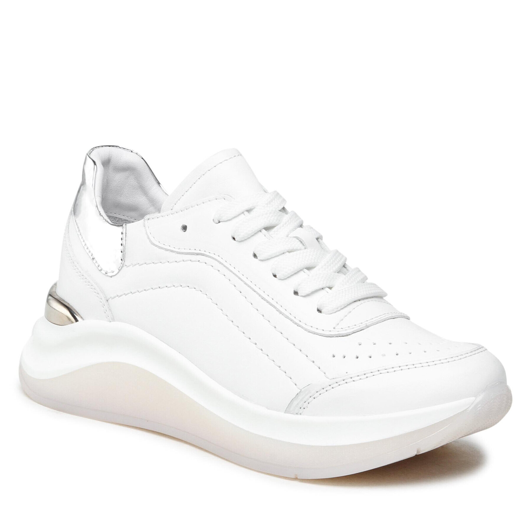 Badura Sneakers BASSO-02-1 Alb - Pled.ro