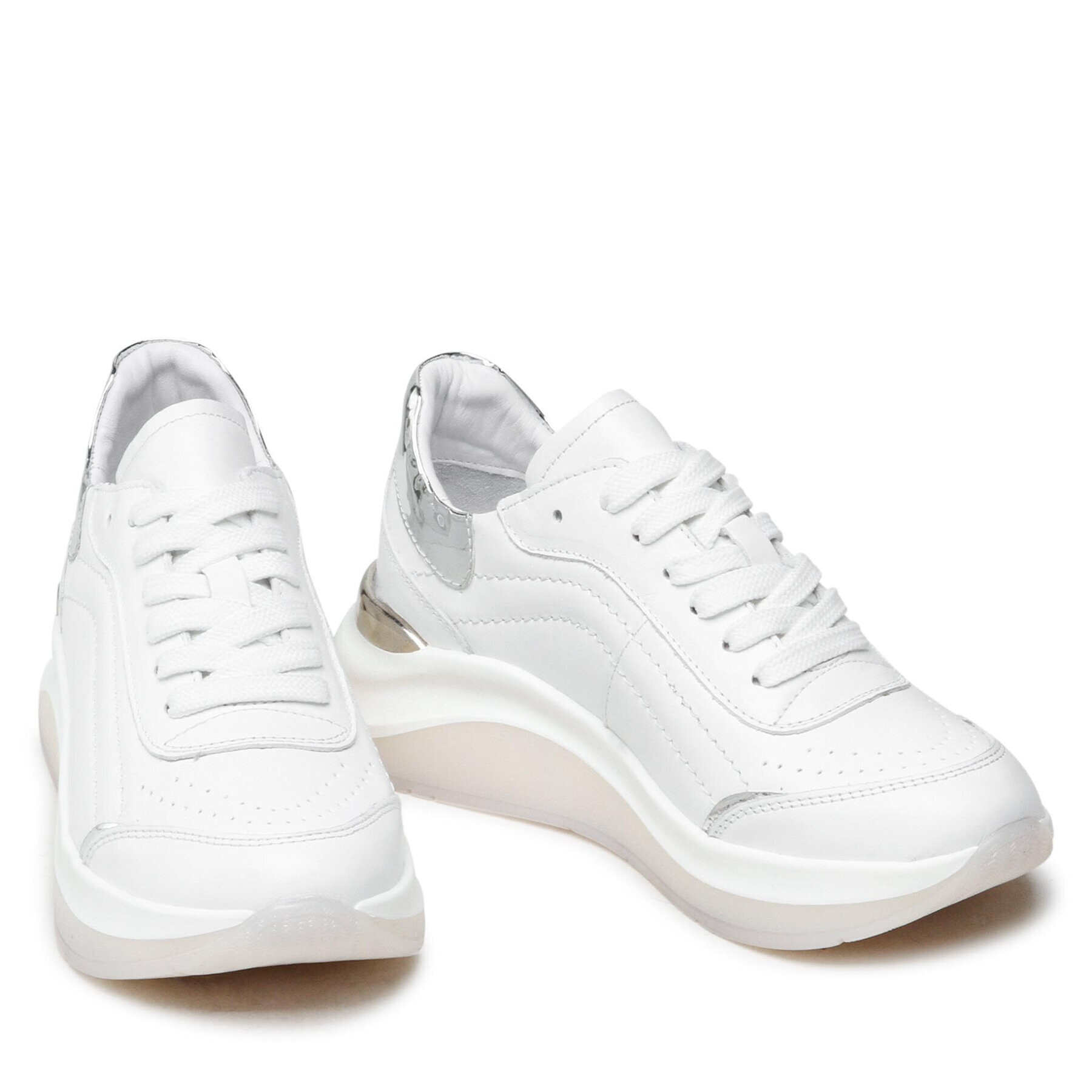 Badura Sneakers BASSO-02-1 Alb - Pled.ro