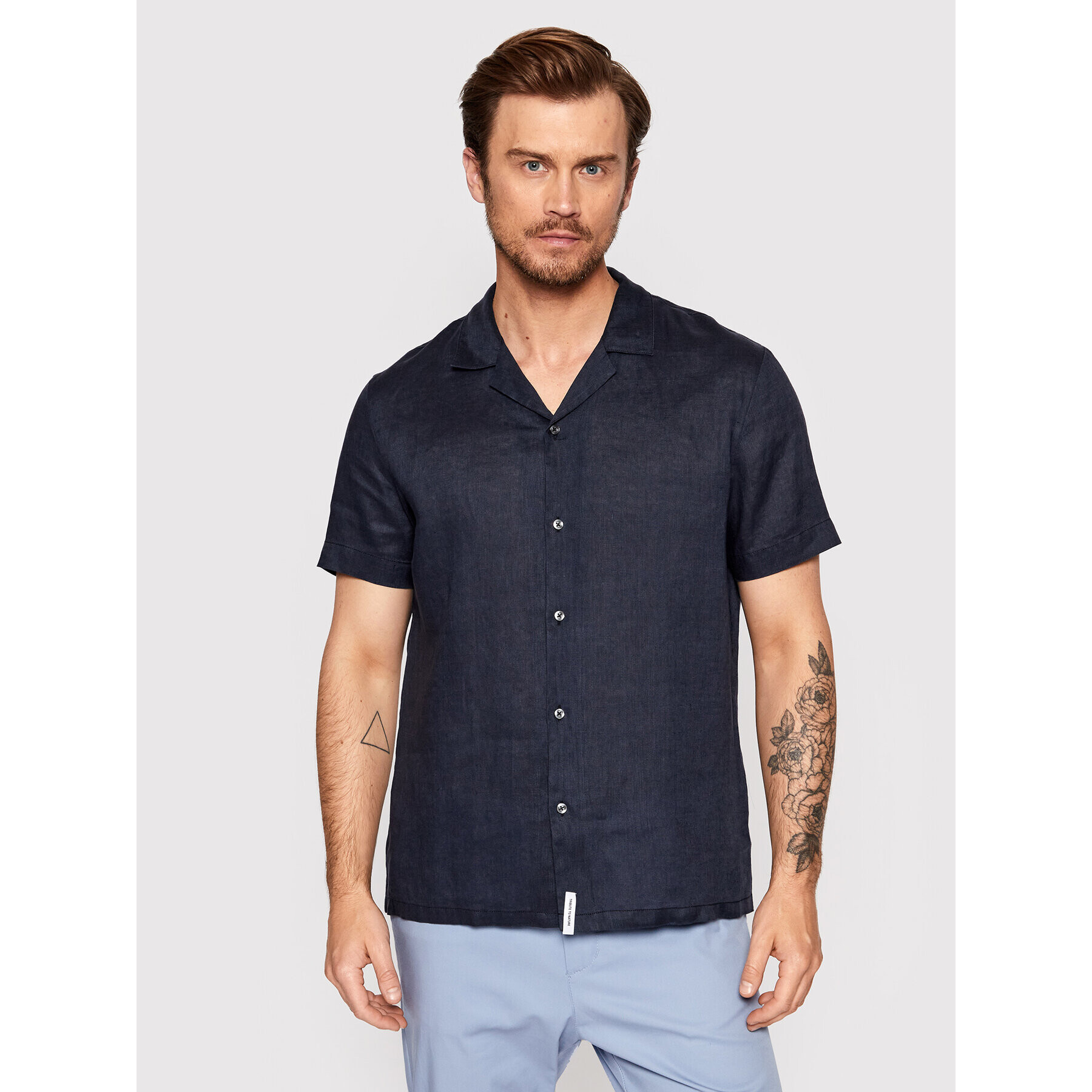 Baldessarini Cămașă B3 76001/000/3060 Bleumarin Regular Fit - Pled.ro