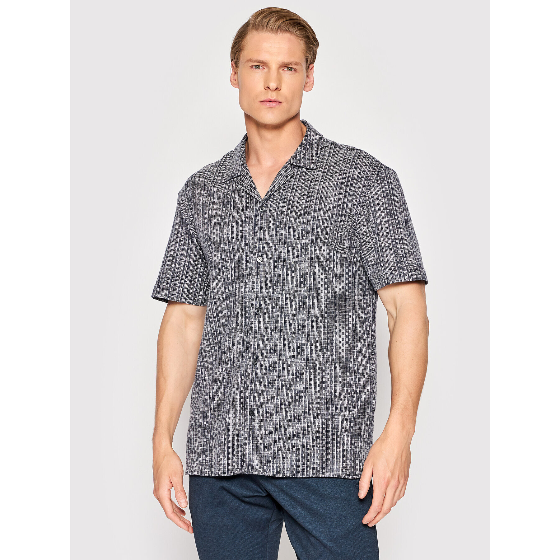 Baldessarini Cămașă B3 77001/000/3523 Bleumarin Regular Fit - Pled.ro