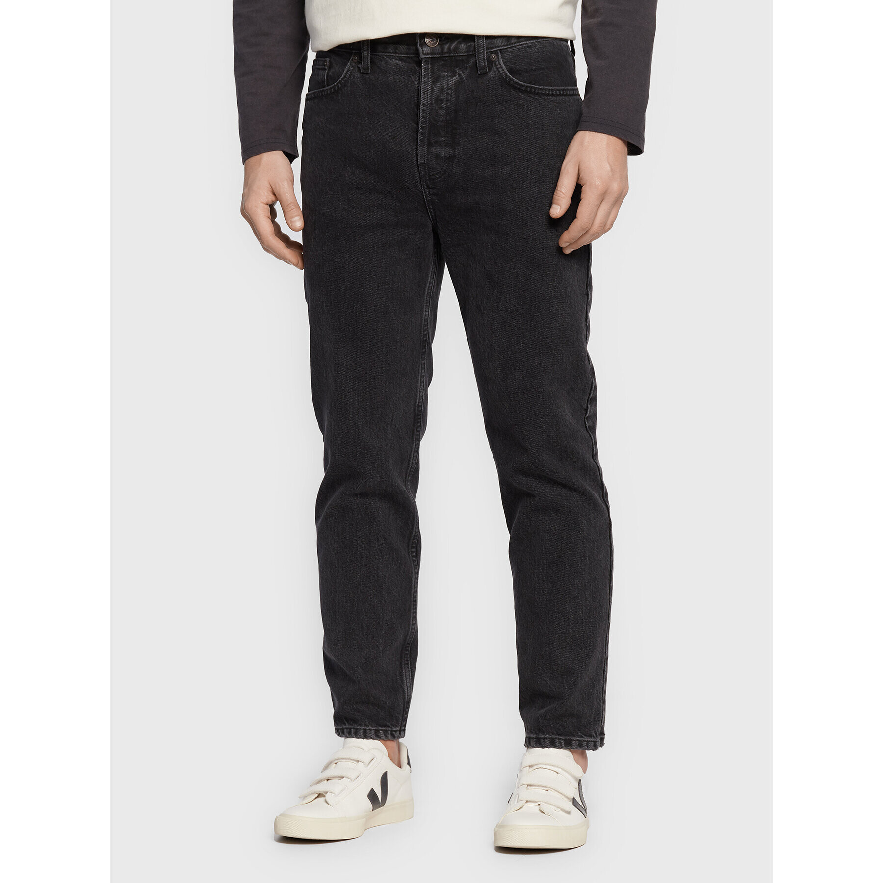 BDG Urban Outfitters Blugi 73603847 Negru Slim Tapered Fit - Pled.ro