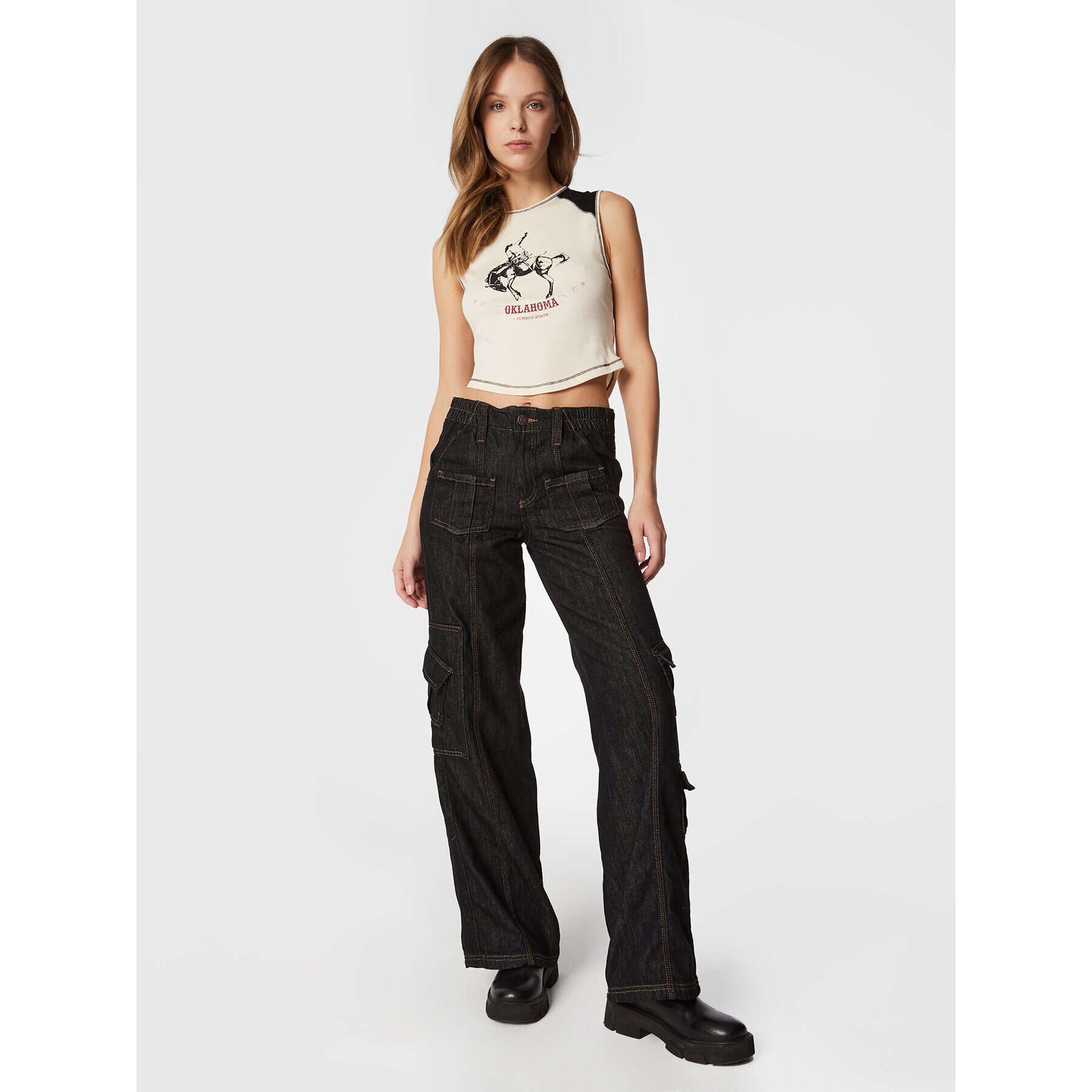 BDG Urban Outfitters Bluză 75440396 Écru Regular Fit - Pled.ro