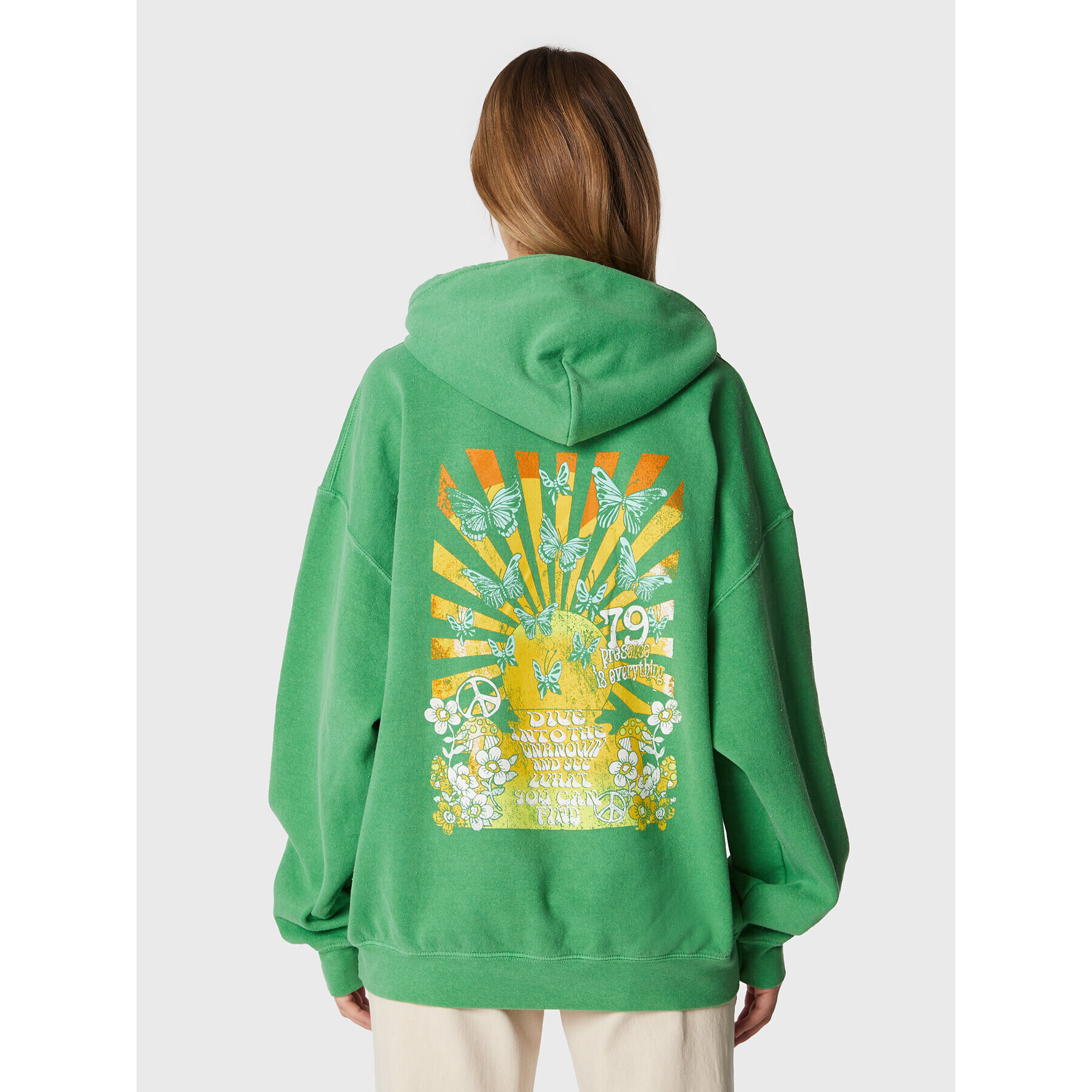 BDG Urban Outfitters Bluză 76352657 Verde Regular Fit - Pled.ro