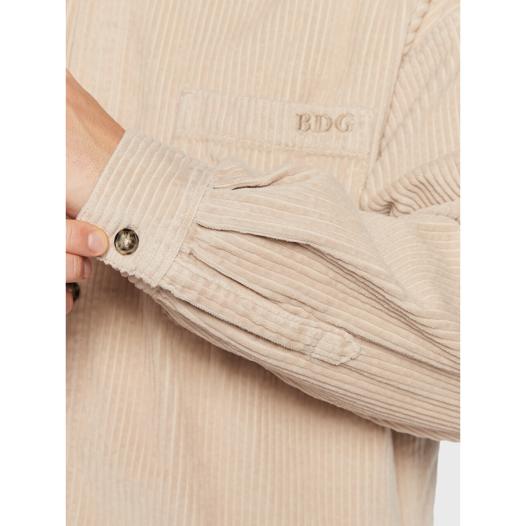 BDG Urban Outfitters Cămașă 75329706 Écru Regular Fit - Pled.ro