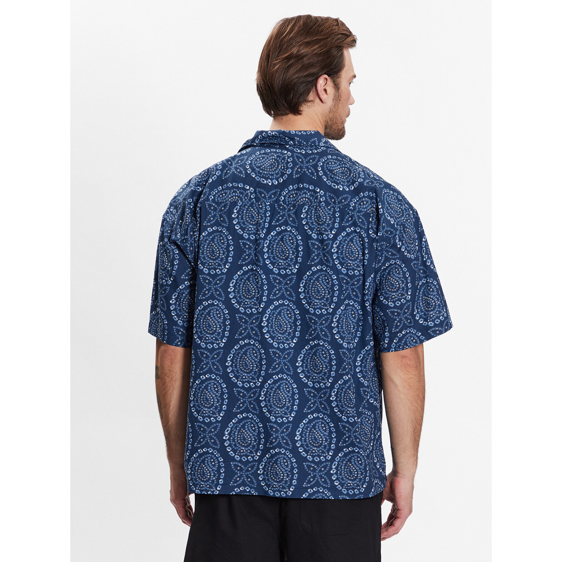 BDG Urban Outfitters Cămașă BDG AO DOT PRINT SHIRT 76742592 Albastru Classic Fit - Pled.ro