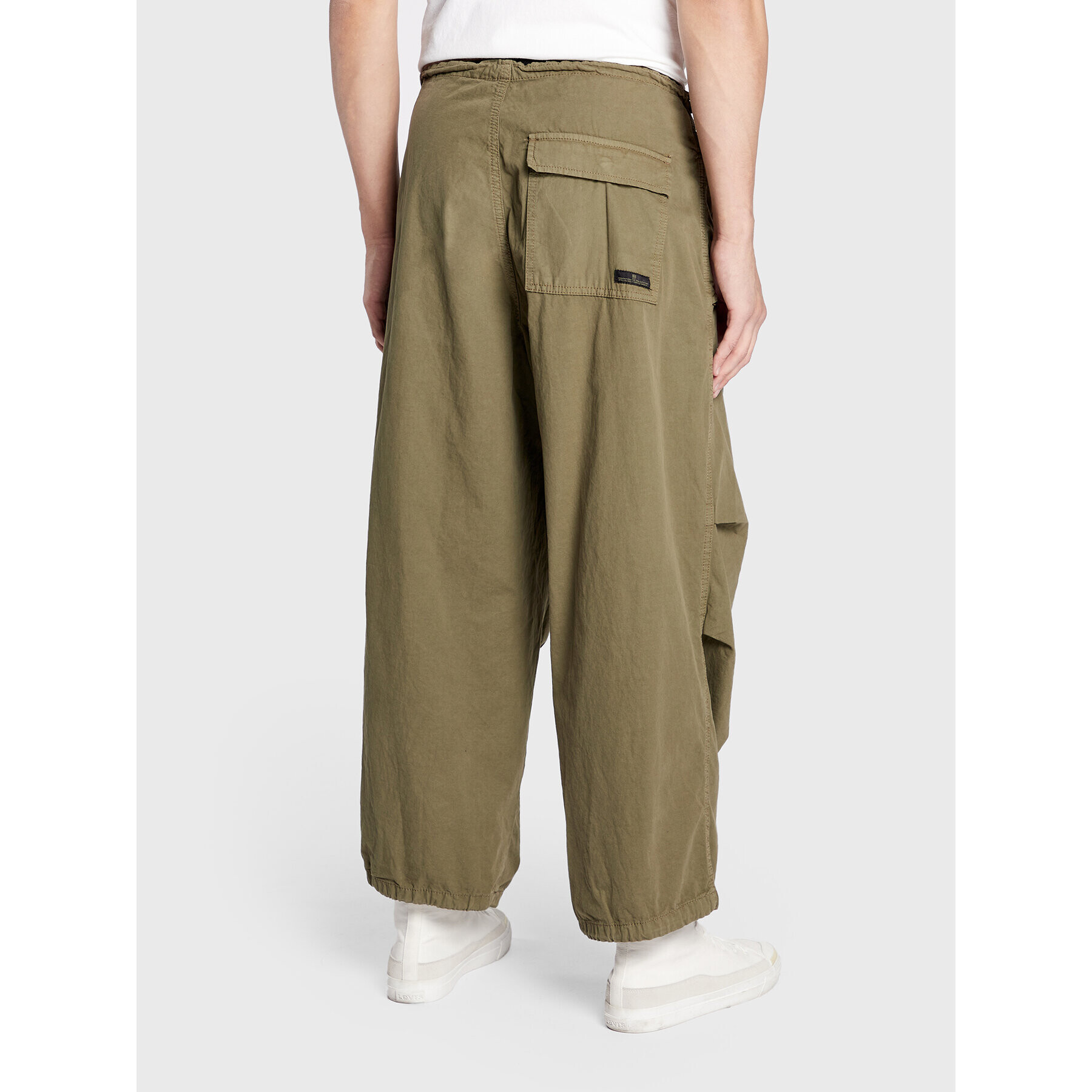 BDG Urban Outfitters Pantaloni din material 75335752 Kaki Baggy Fit - Pled.ro