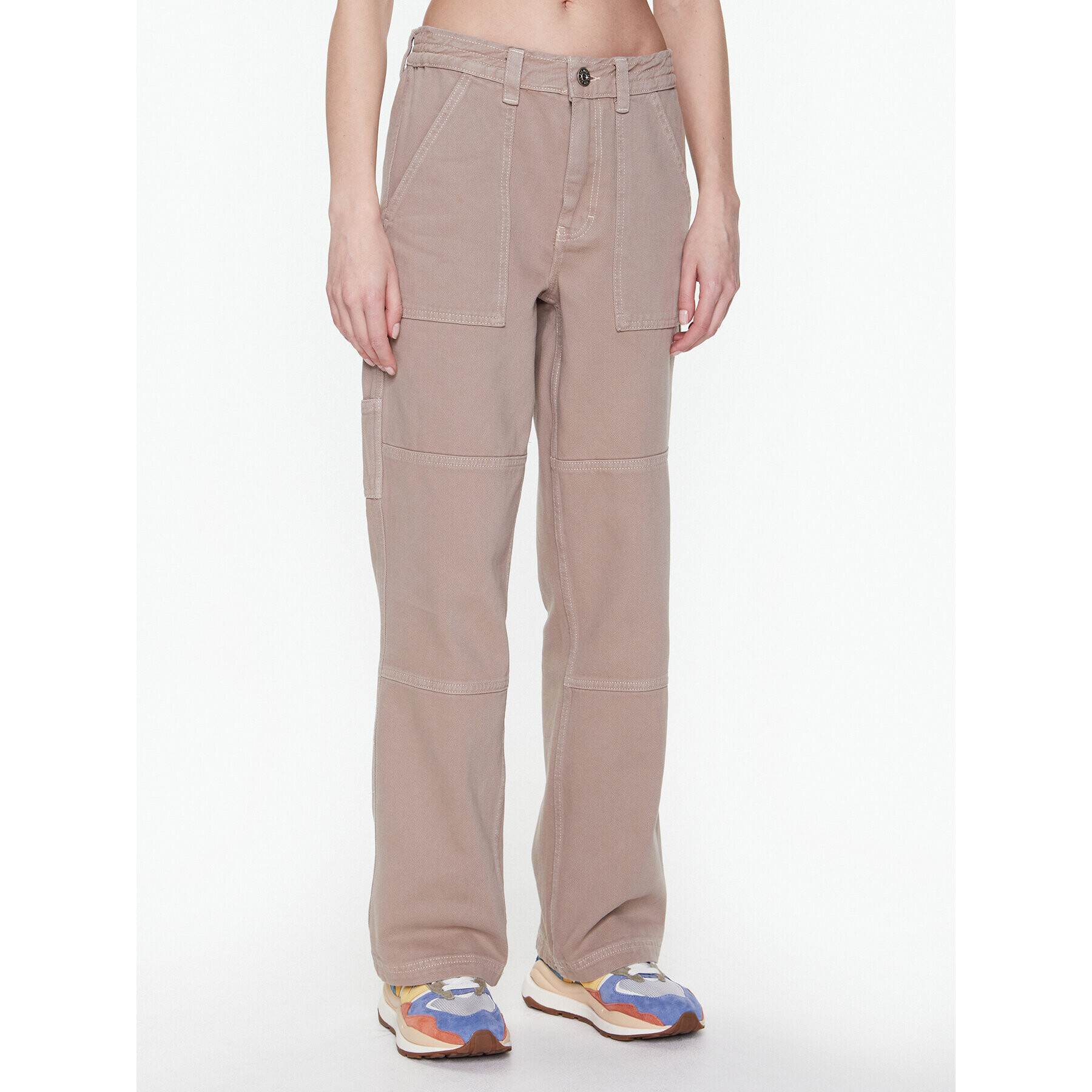 BDG Urban Outfitters Pantaloni din material BDG UTILITY SKATE SAND 76474220 Bej Relaxed Fit - Pled.ro