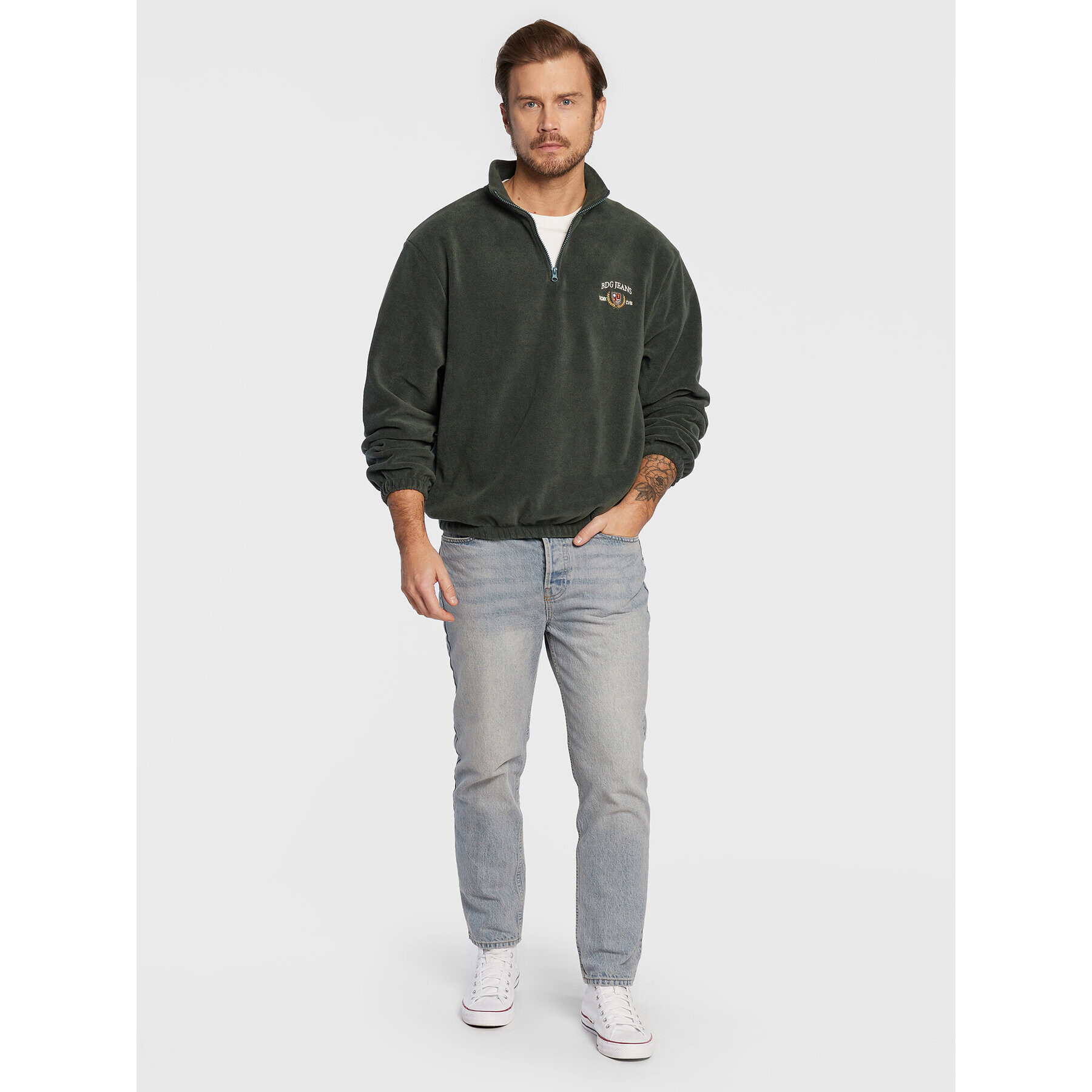 BDG Urban Outfitters Polar 75326991 Verde Relaxed Fit - Pled.ro