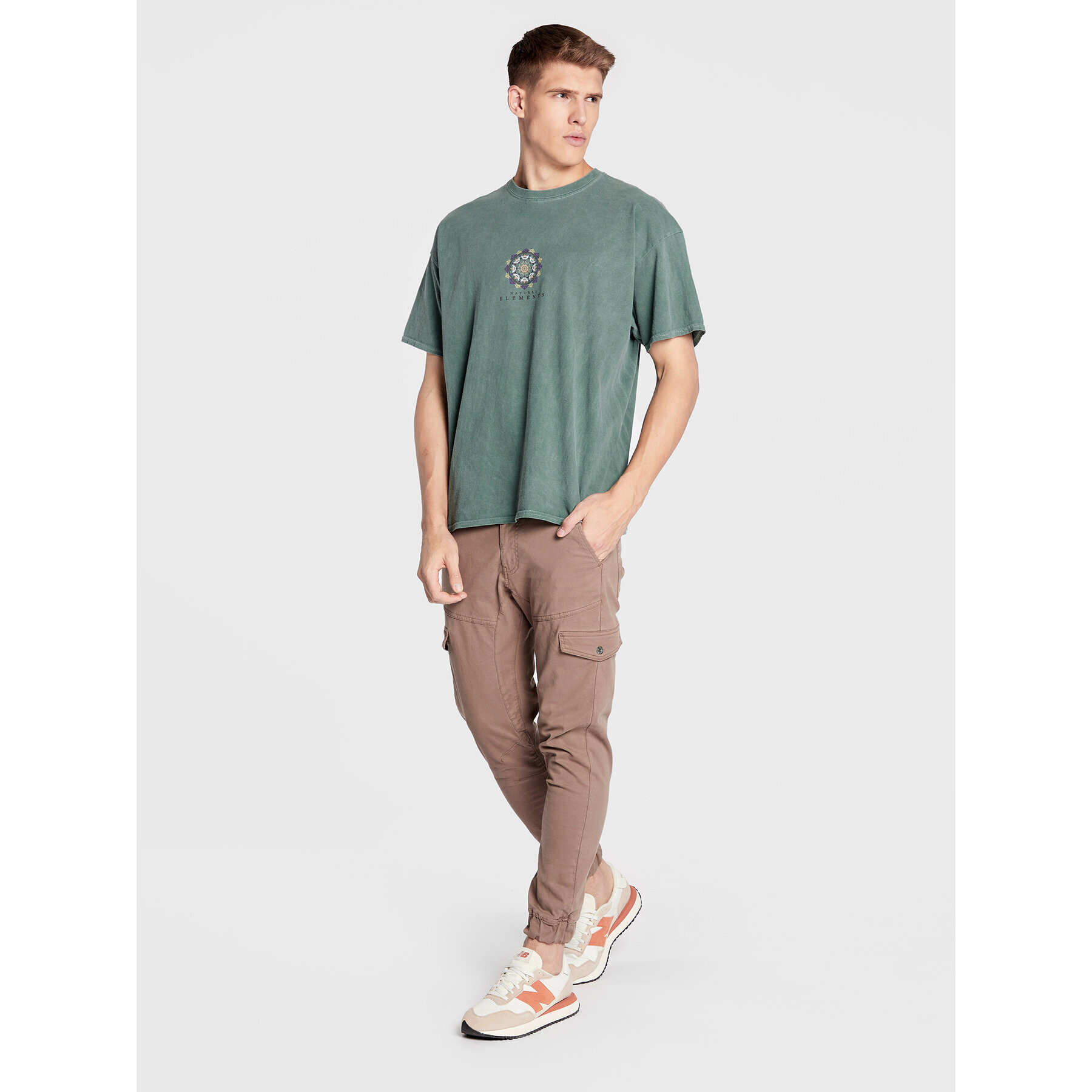 BDG Urban Outfitters Tricou 75326876 Verde Regular Fit - Pled.ro