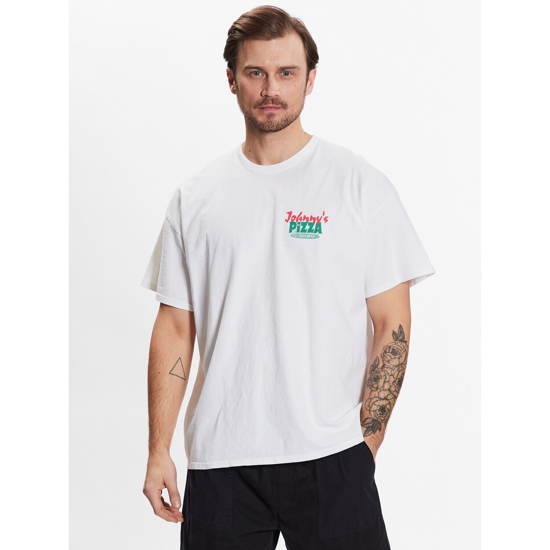 BDG Urban Outfitters Tricou 76390210 Alb Regular Fit - Pled.ro