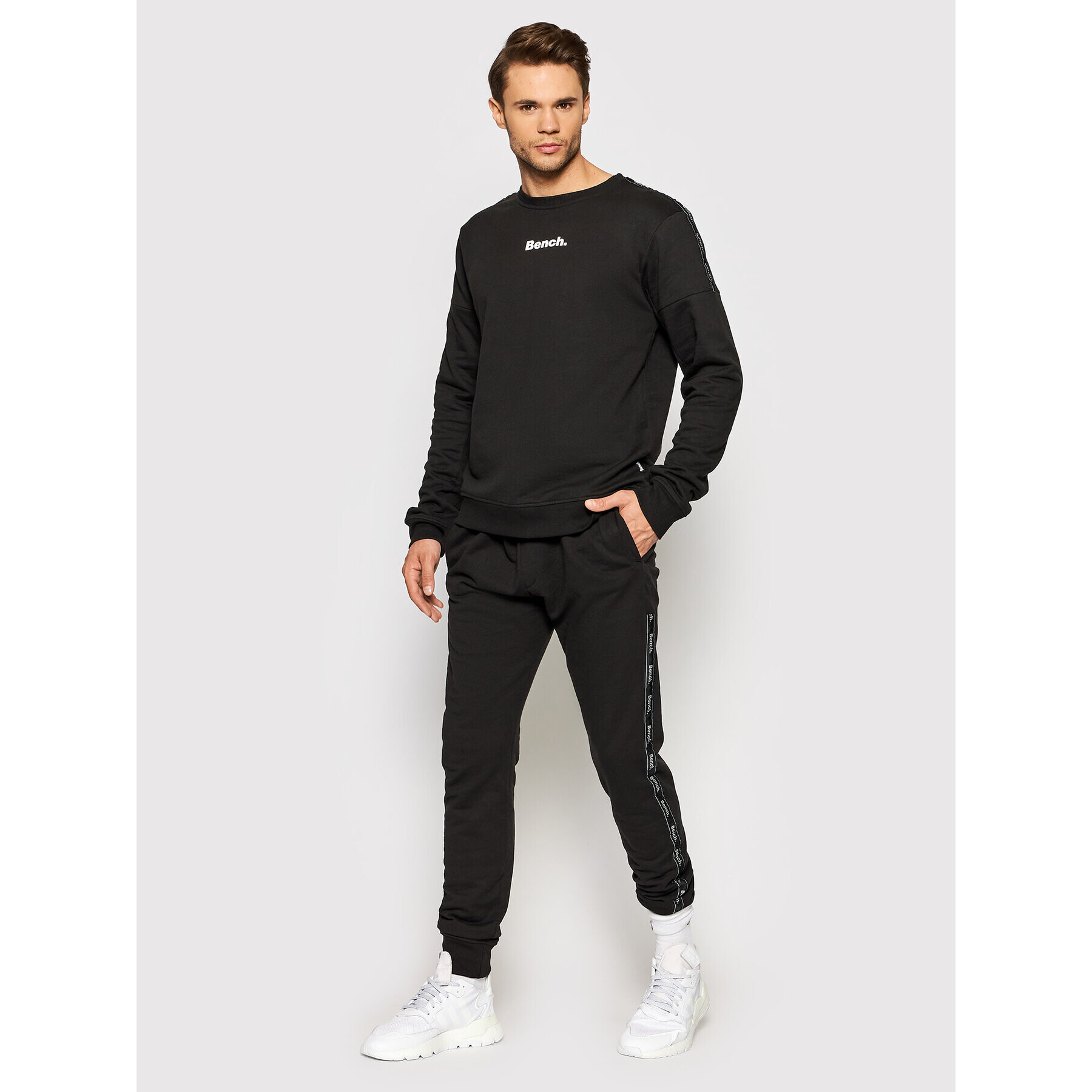 Bench Bluză Tone 118605 Negru Regular Fit - Pled.ro