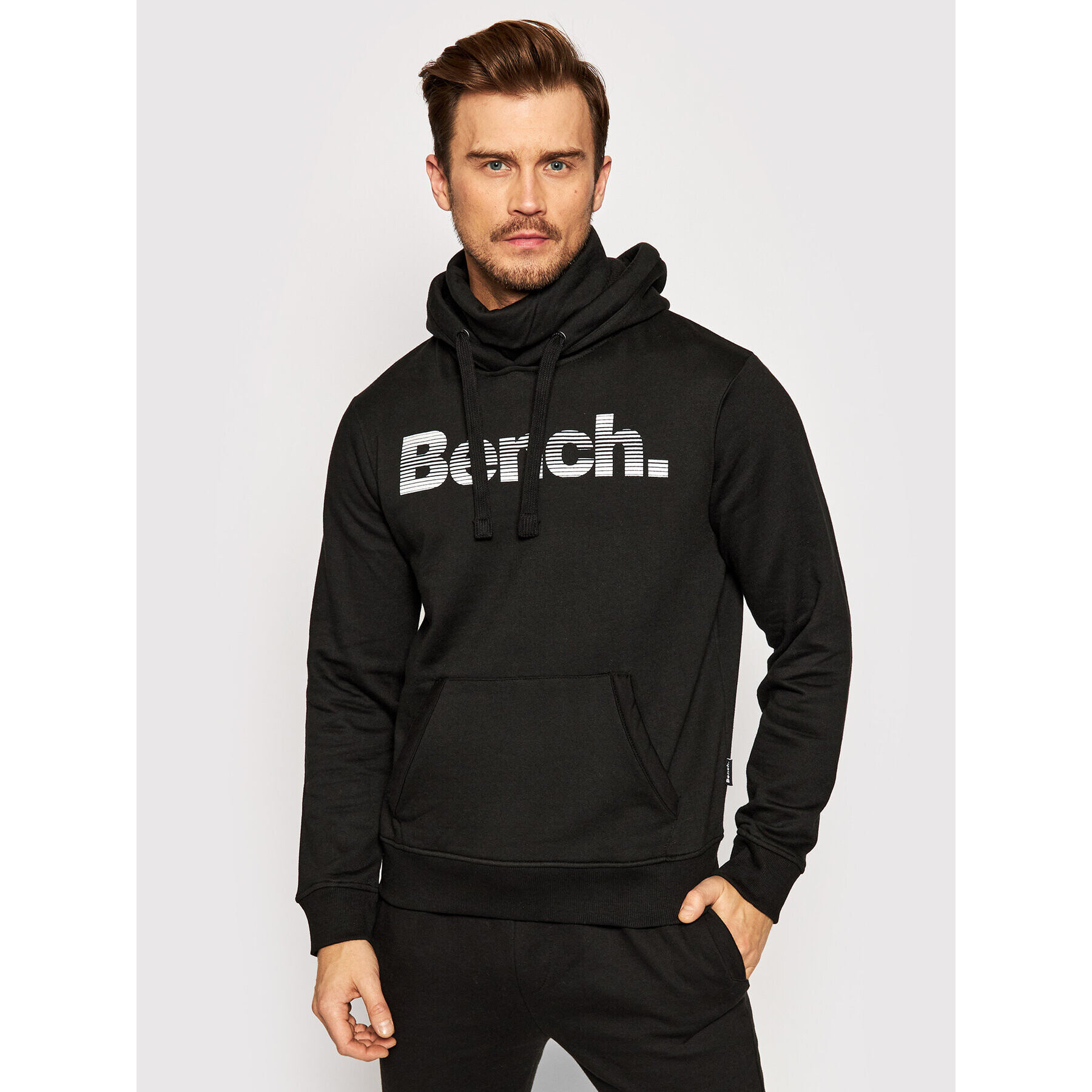 Bench Bluză Woosh 118619 Negru Regular Fit - Pled.ro