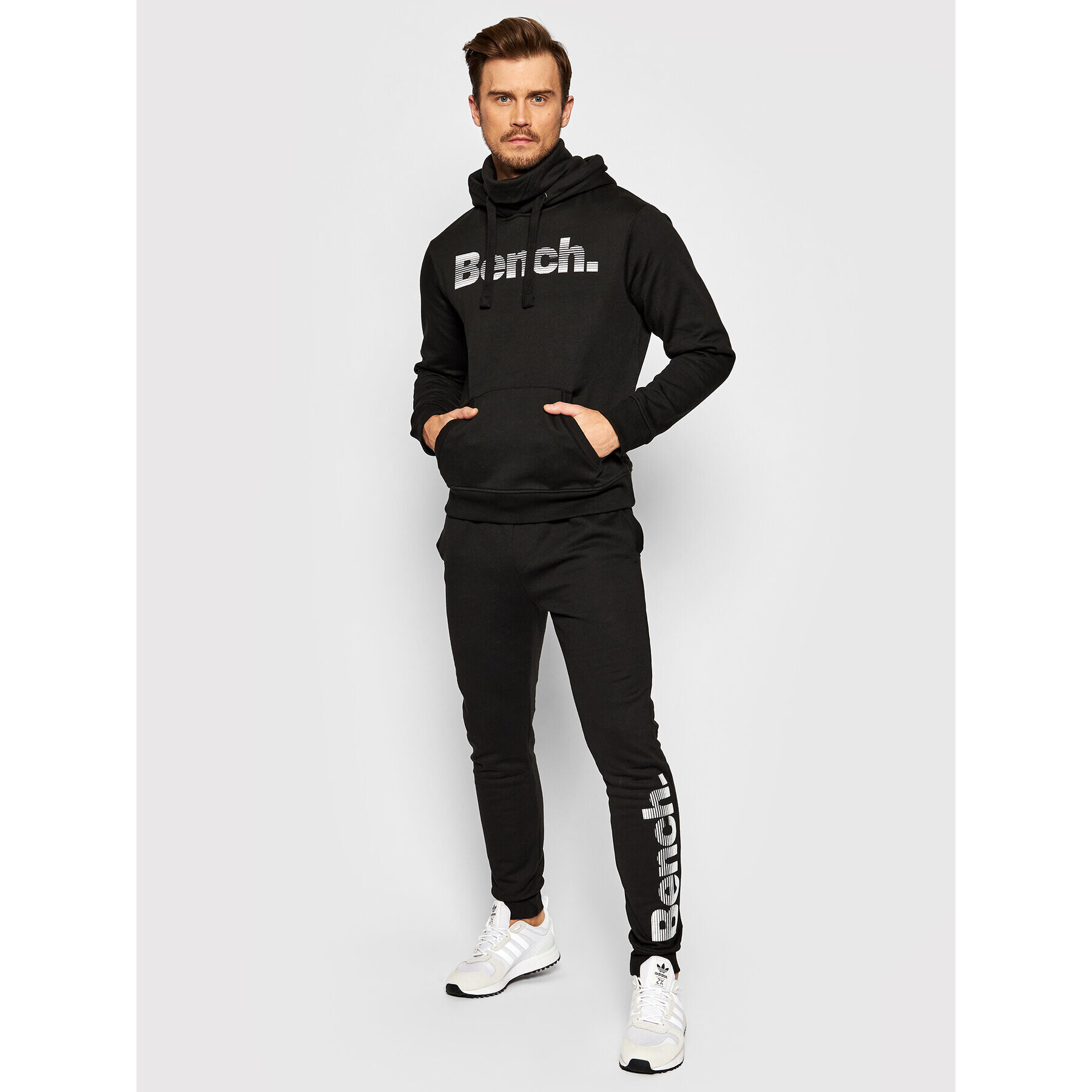 Bench Bluză Woosh 118619 Negru Regular Fit - Pled.ro