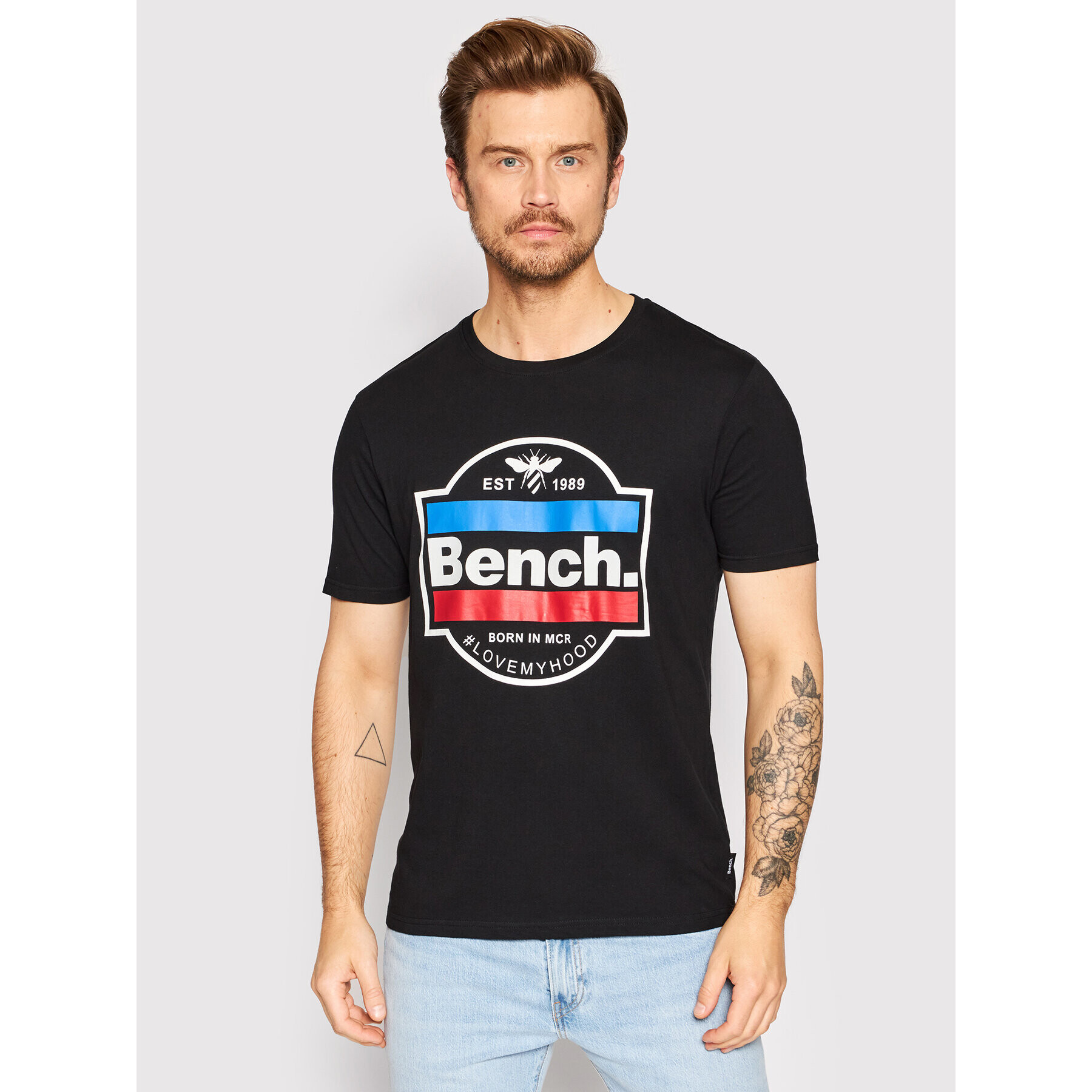 Bench Tricou Cromir 120694 Negru Regular Fit - Pled.ro