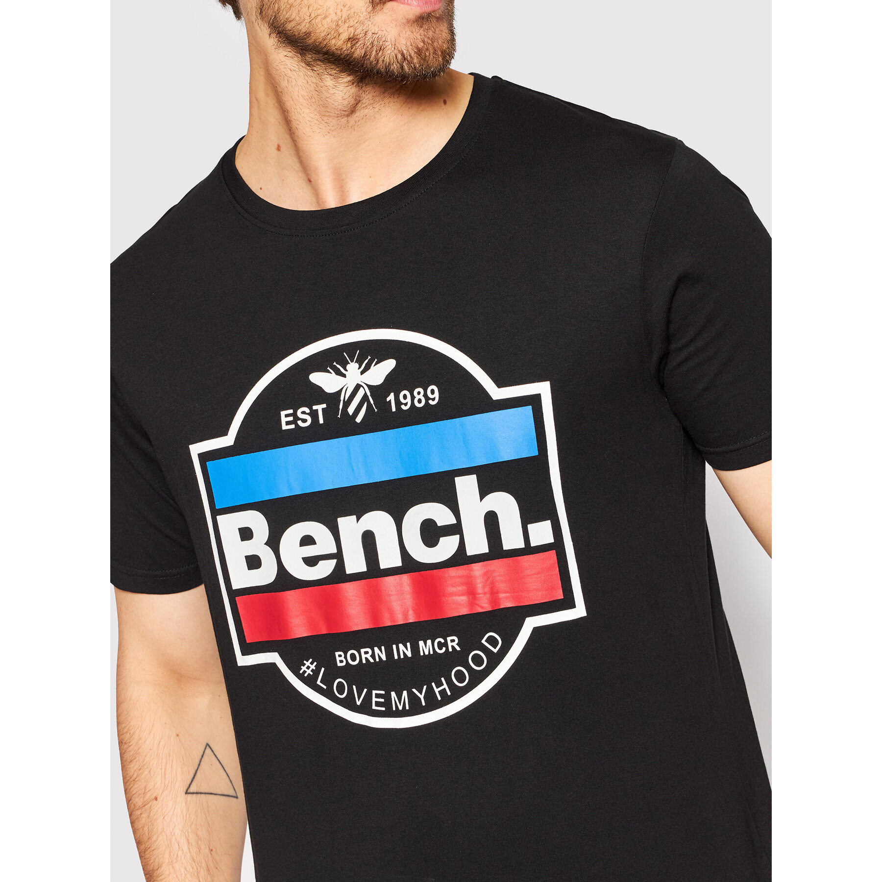 Bench Tricou Cromir 120694 Negru Regular Fit - Pled.ro