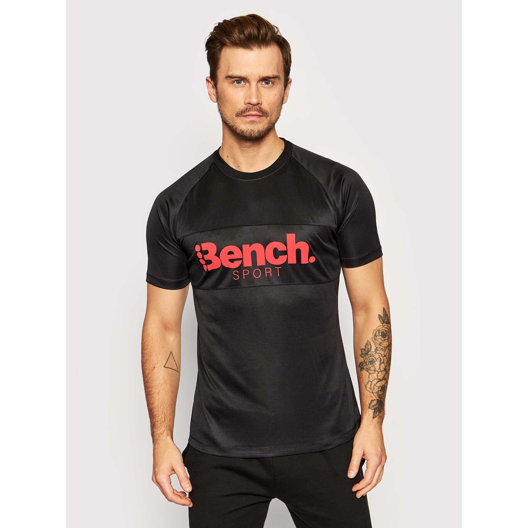 Bench Tricou Deltoid 118635 Negru Regular Fit - Pled.ro