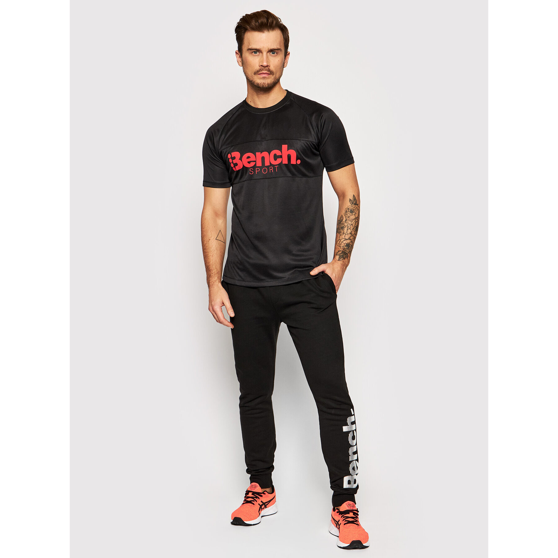 Bench Tricou Deltoid 118635 Negru Regular Fit - Pled.ro