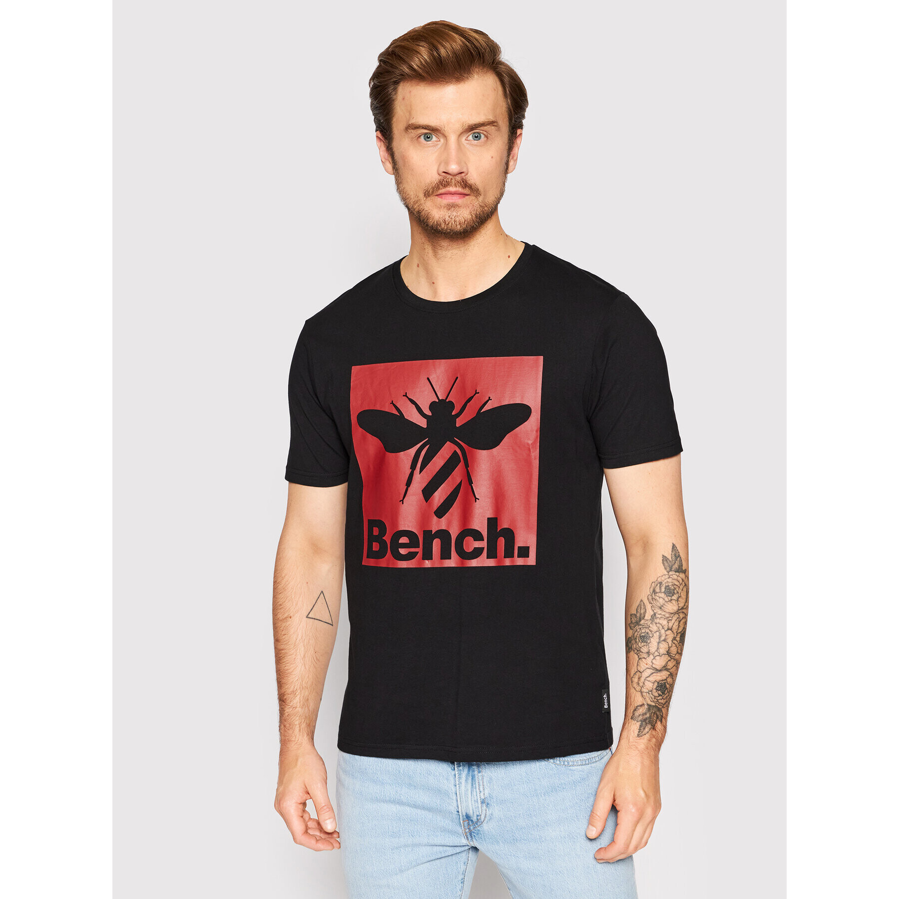 Bench Tricou Hazen 120692 Negru Regular Fit - Pled.ro