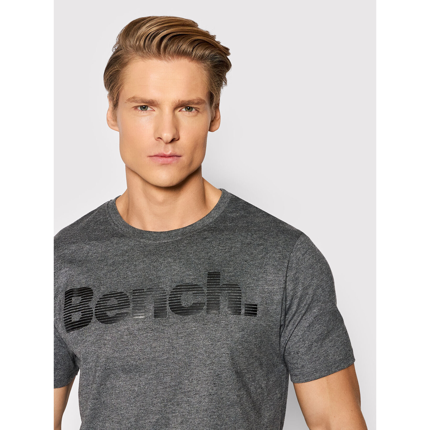 Bench Tricou Leandro 118985 Gri Regular Fit - Pled.ro