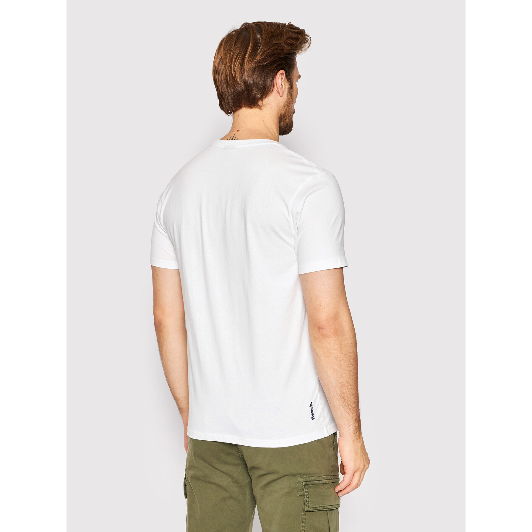 Bench Tricou Mendota 120695 Alb Regular Fit - Pled.ro