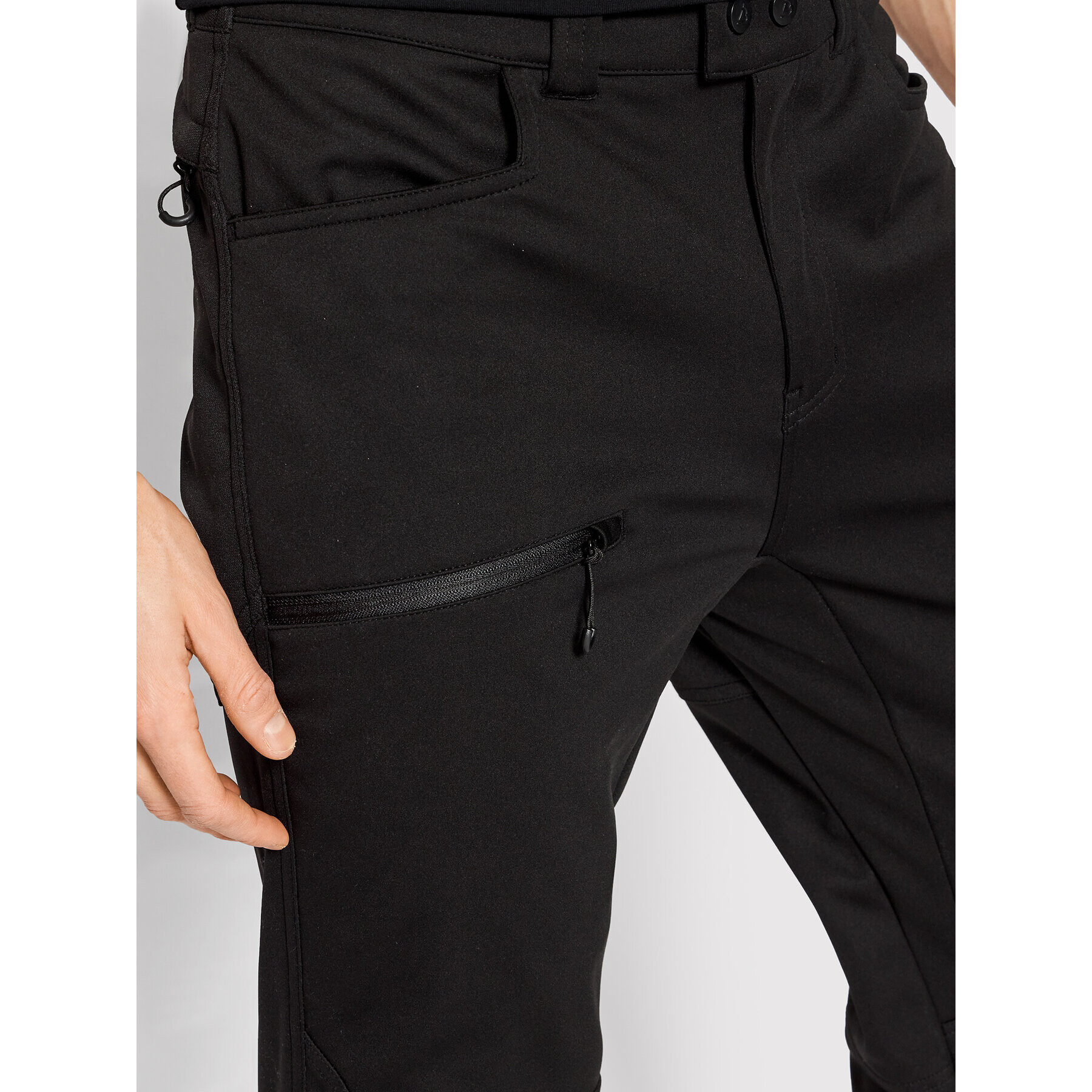 Bergson Pantaloni outdoor Sort Ss Negru Regular Fit - Pled.ro