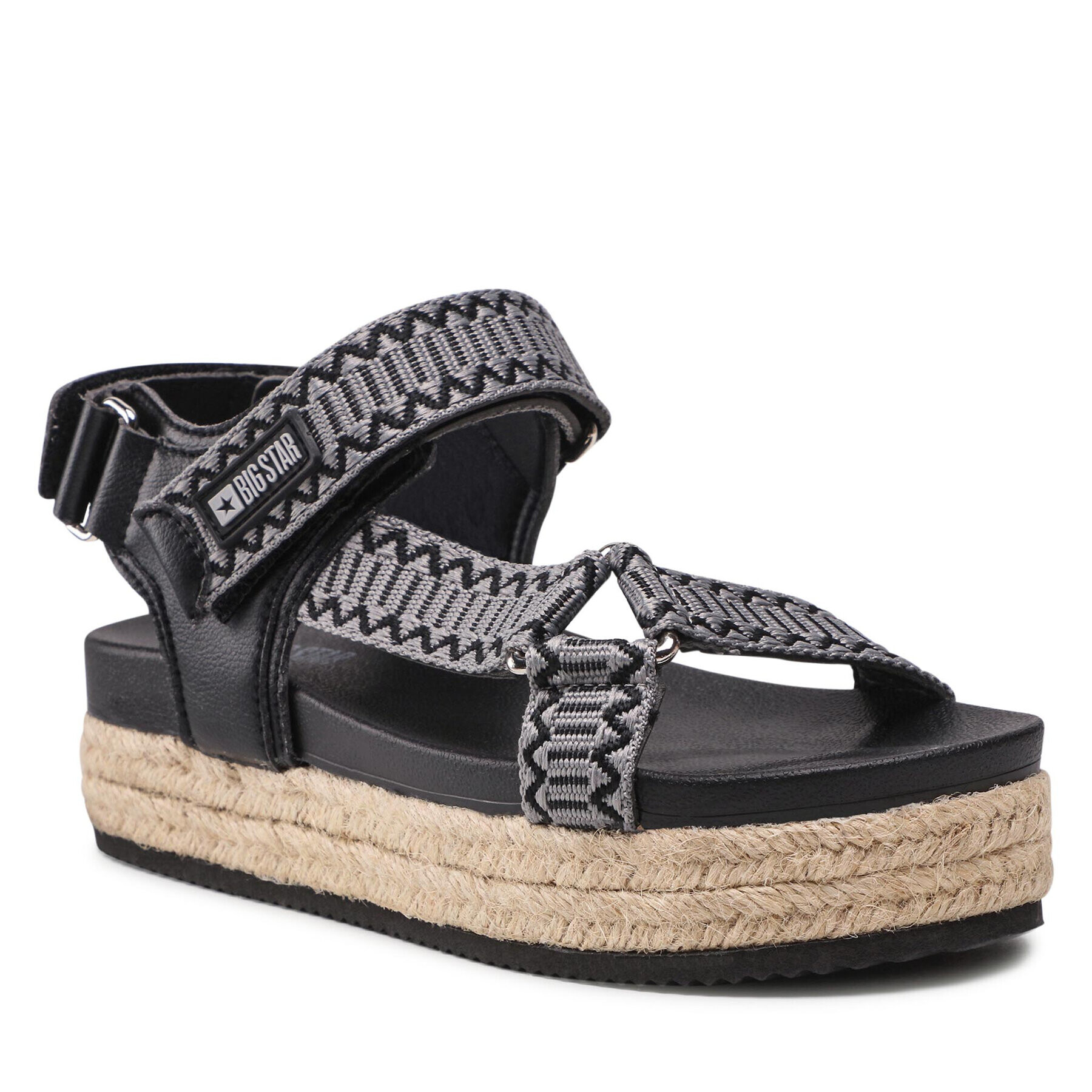 Big Star Shoes BIG STAR Espadrile JJ274940 Negru - Pled.ro