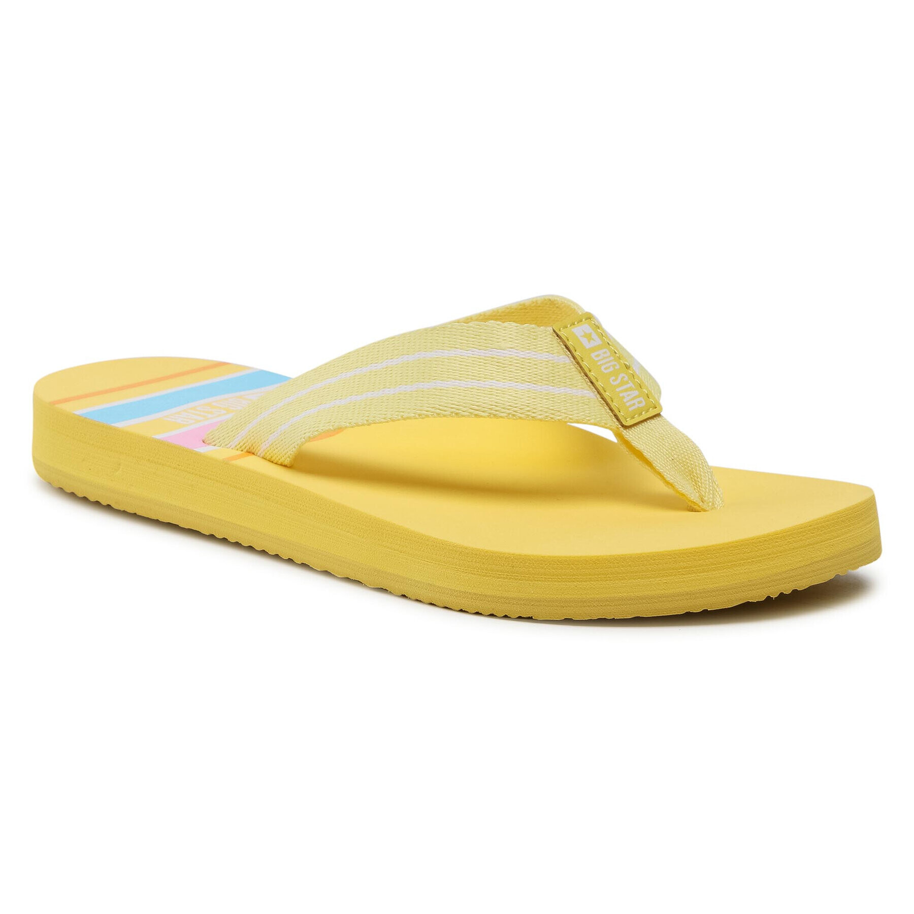 Big Star Shoes BIG STAR Flip flop HH274A055 Galben - Pled.ro