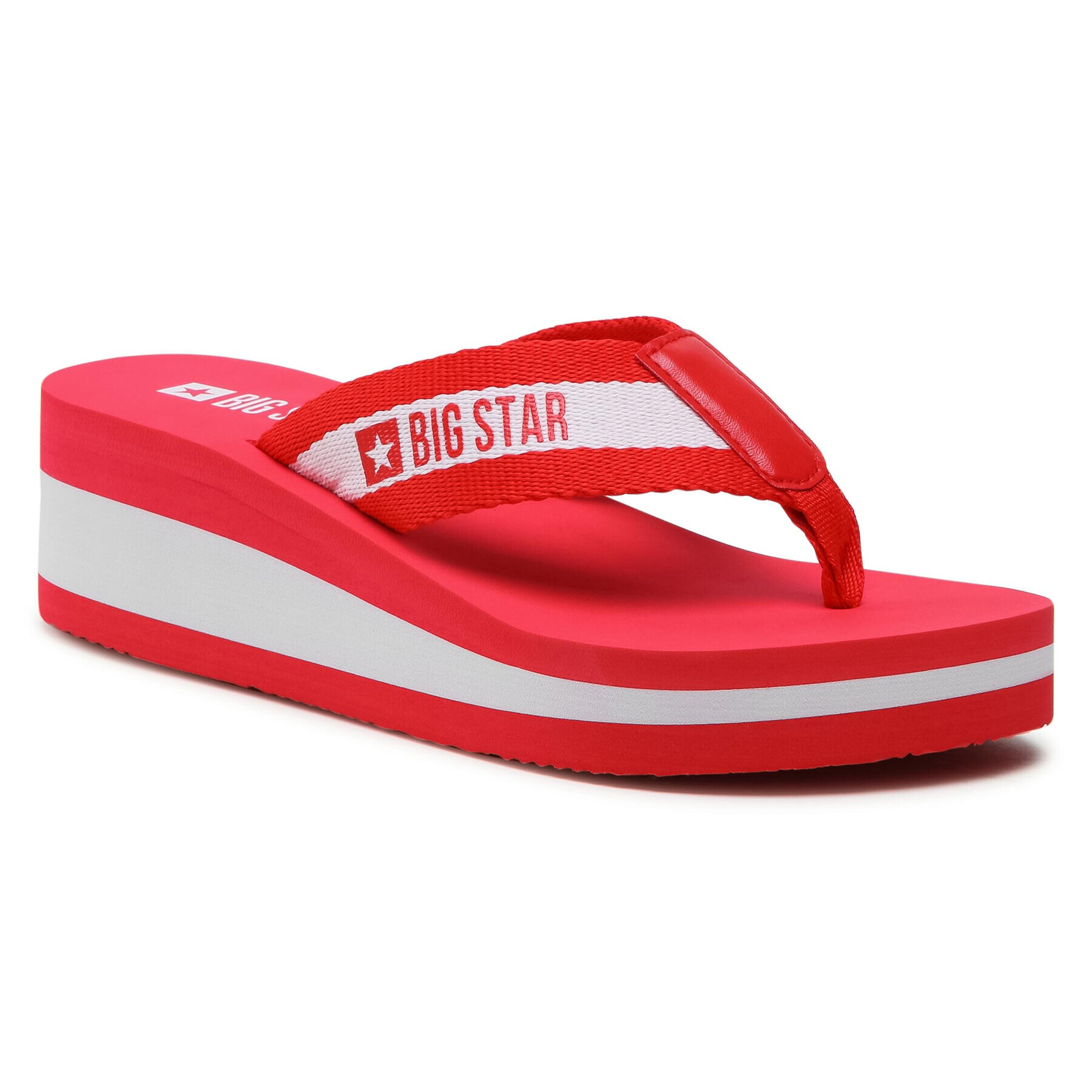 Big Star Shoes BIG STAR Flip flop HH274A095 Roșu - Pled.ro