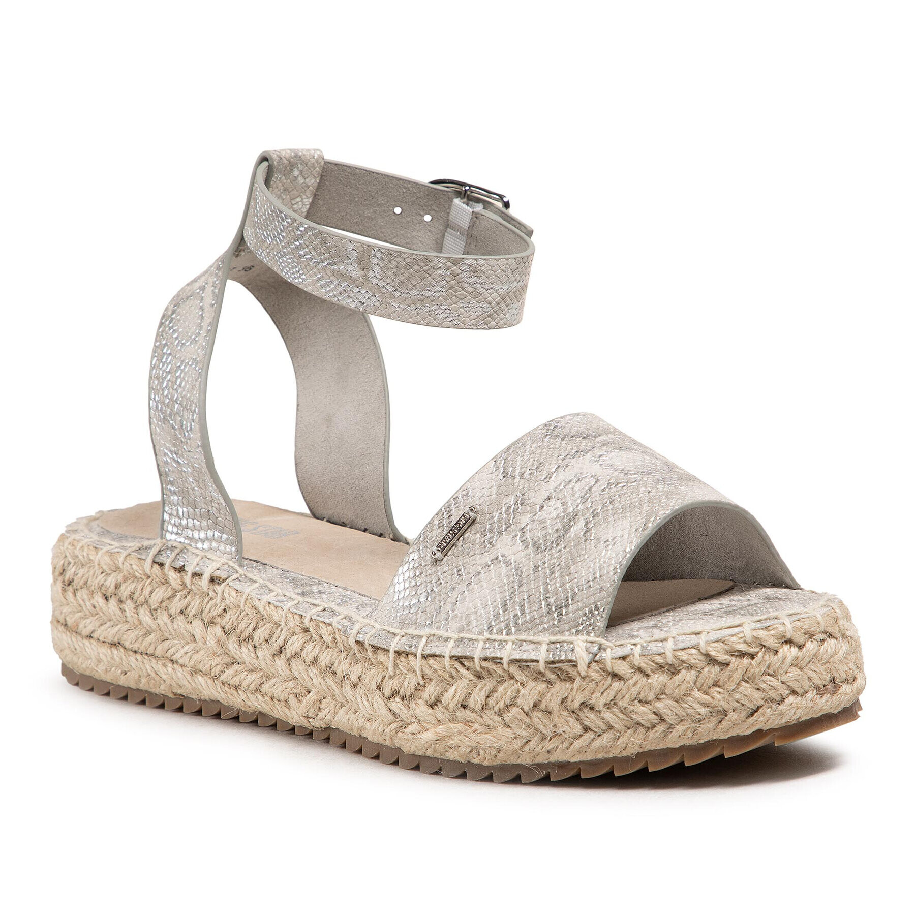 Big Star Shoes Espadrile HH274397 Argintiu - Pled.ro