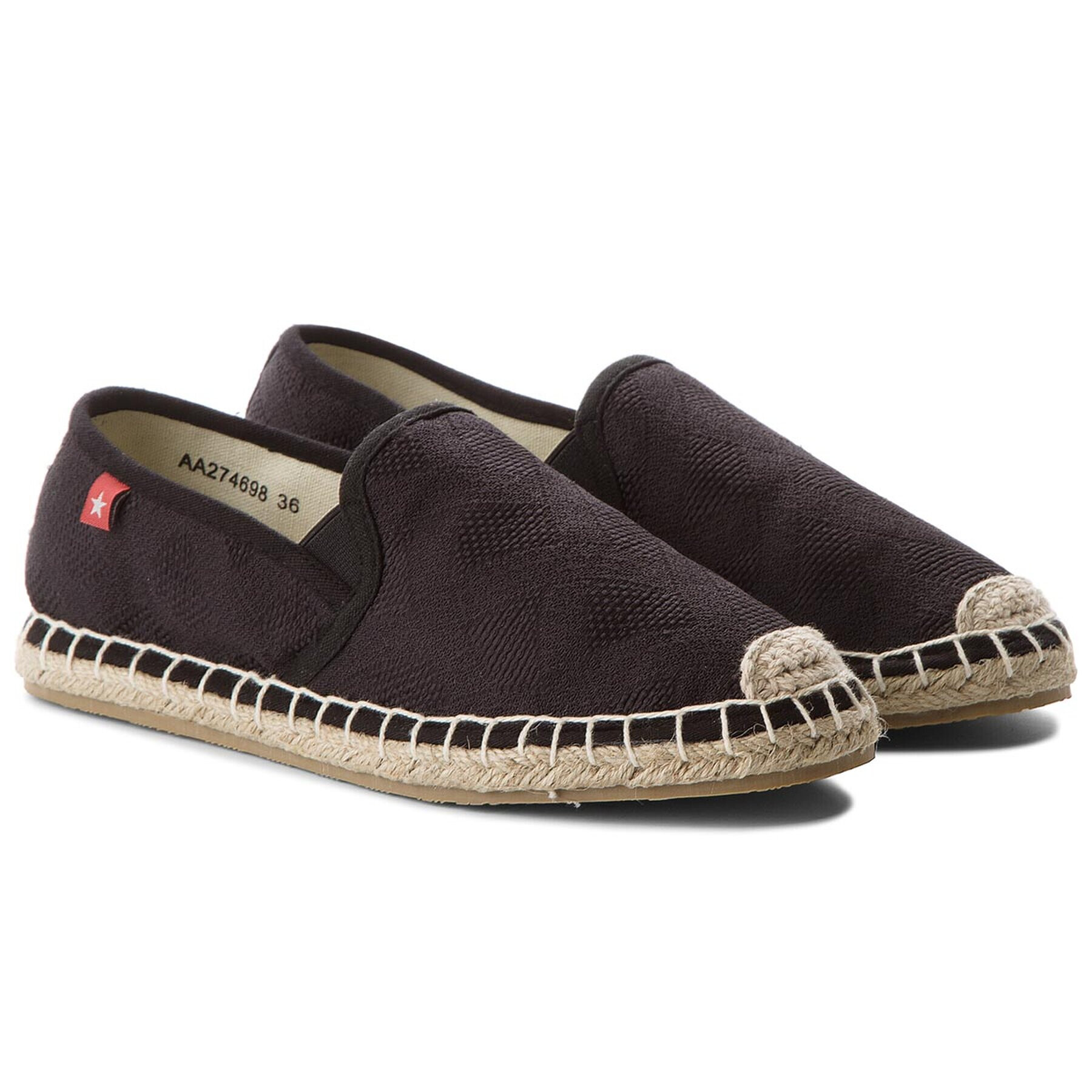 Big Star Shoes Espadrile AA274698 Negru - Pled.ro