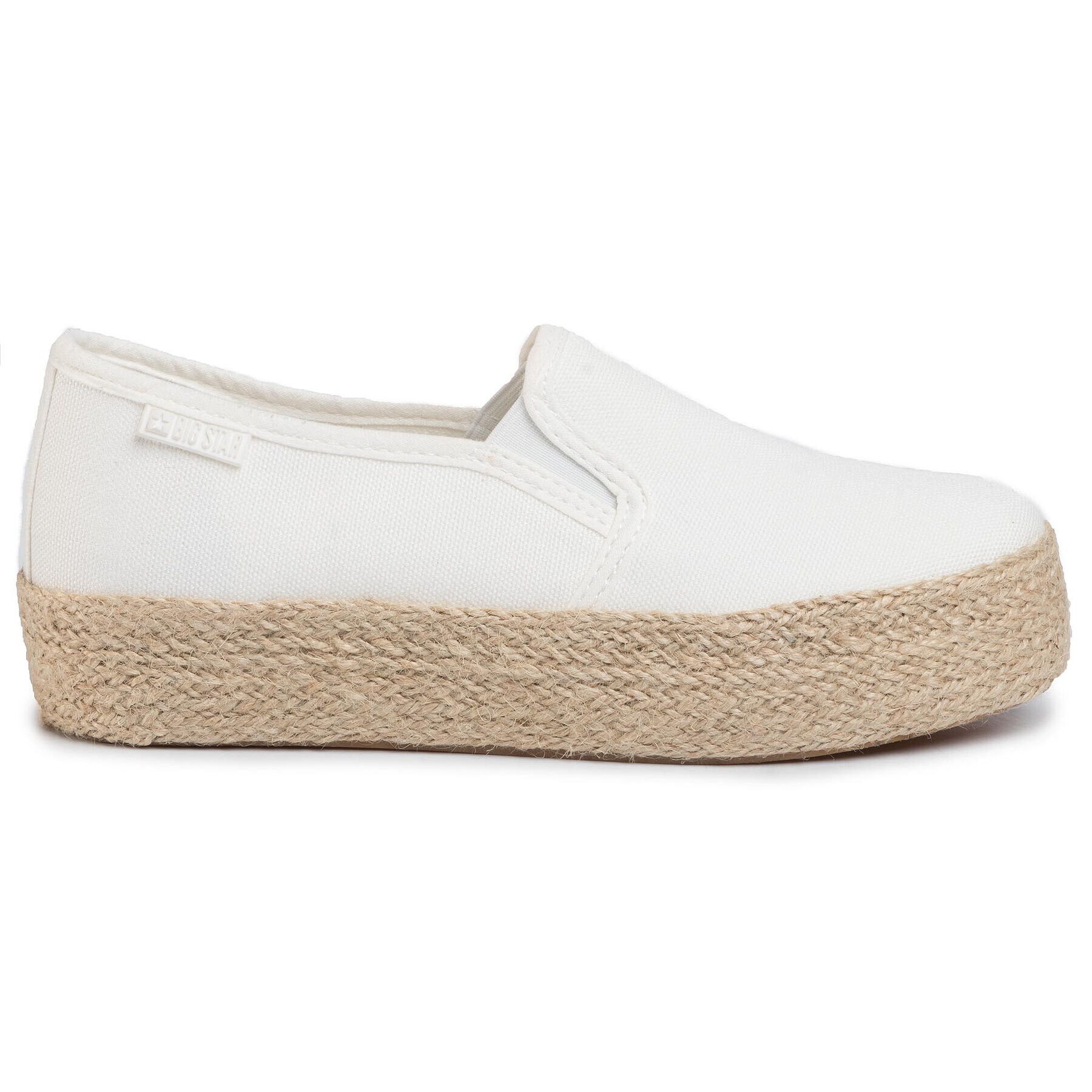 Big Star Shoes Espadrile FF274151 Alb - Pled.ro