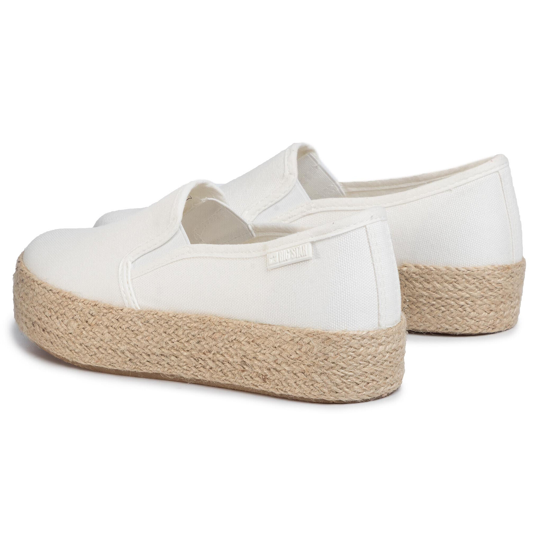 Big Star Shoes Espadrile FF274151 Alb - Pled.ro