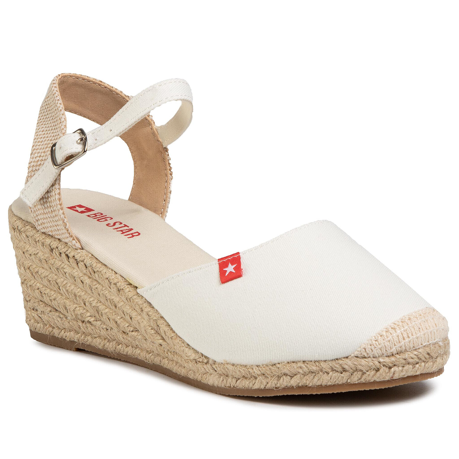 Big Star Shoes Espadrile FF274546 Alb - Pled.ro