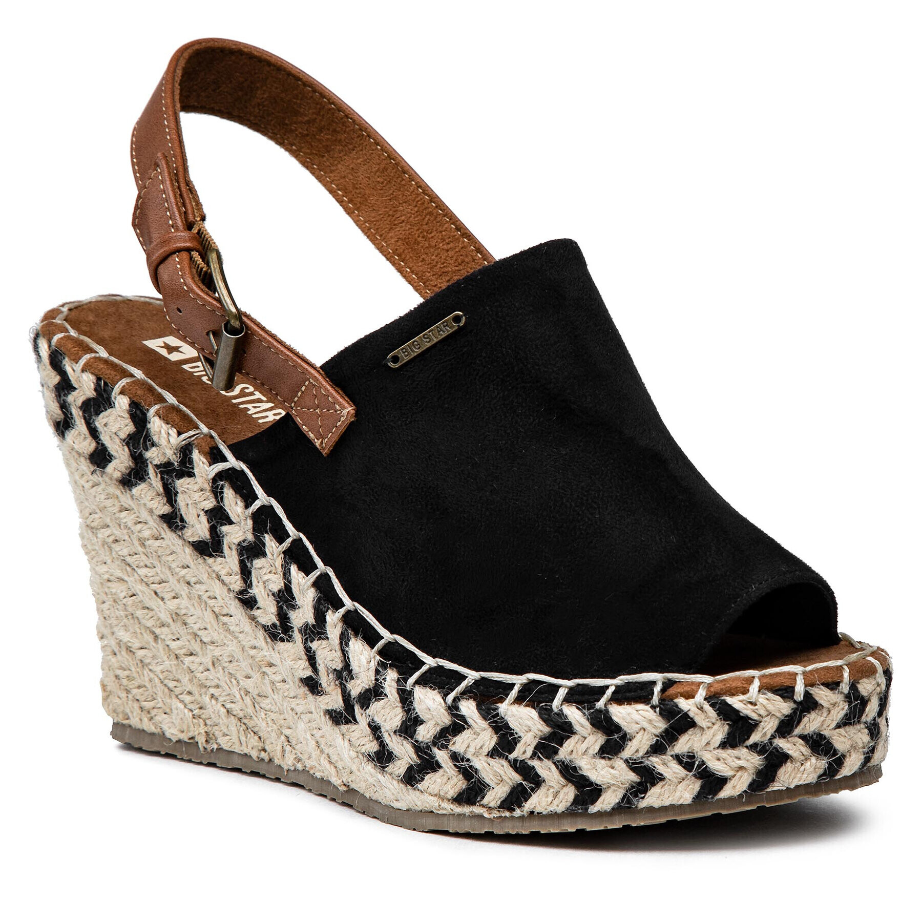 Big Star Shoes Espadrile FF274979 Negru - Pled.ro