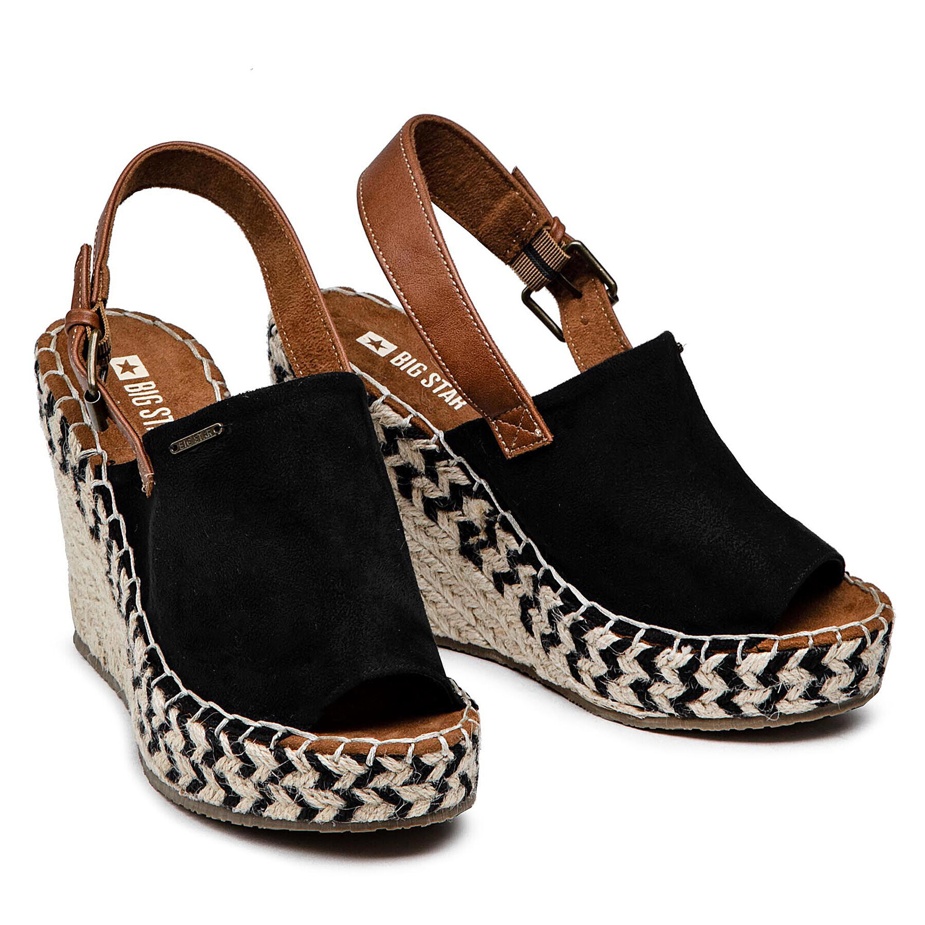 Big Star Shoes Espadrile FF274979 Negru - Pled.ro