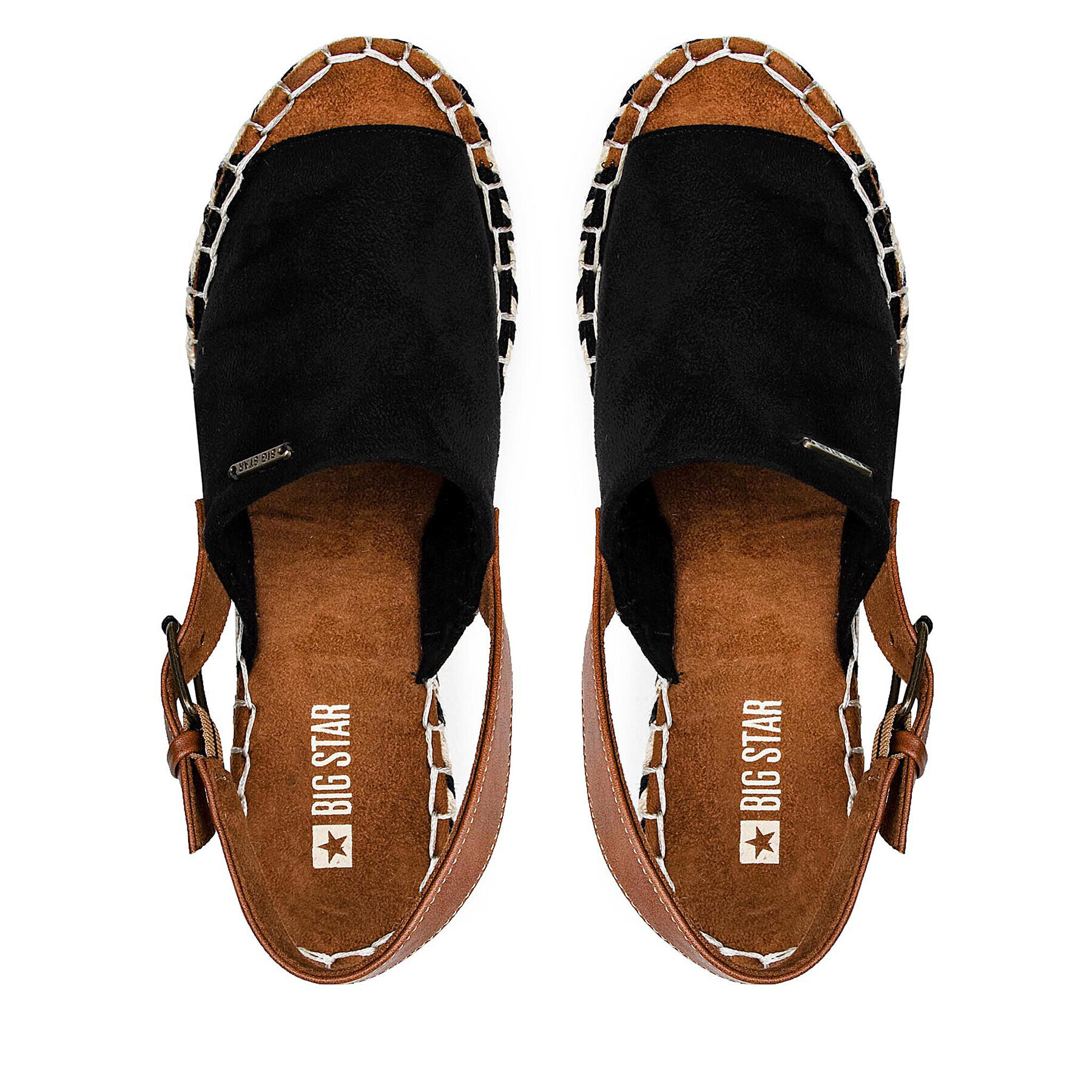 Big Star Shoes Espadrile FF274979 Negru - Pled.ro