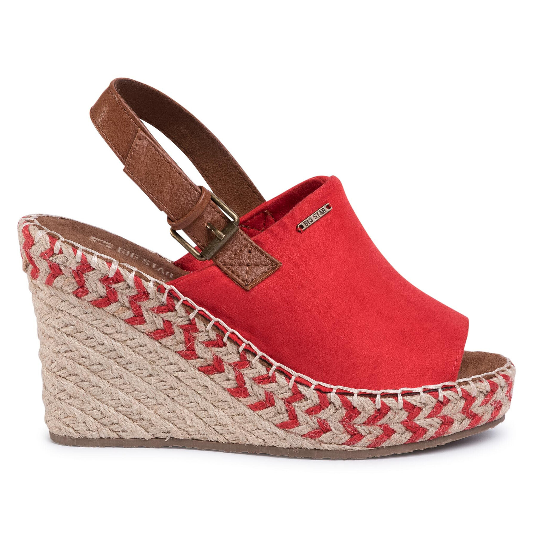 Big Star Shoes Espadrile FF274981 Roșu - Pled.ro