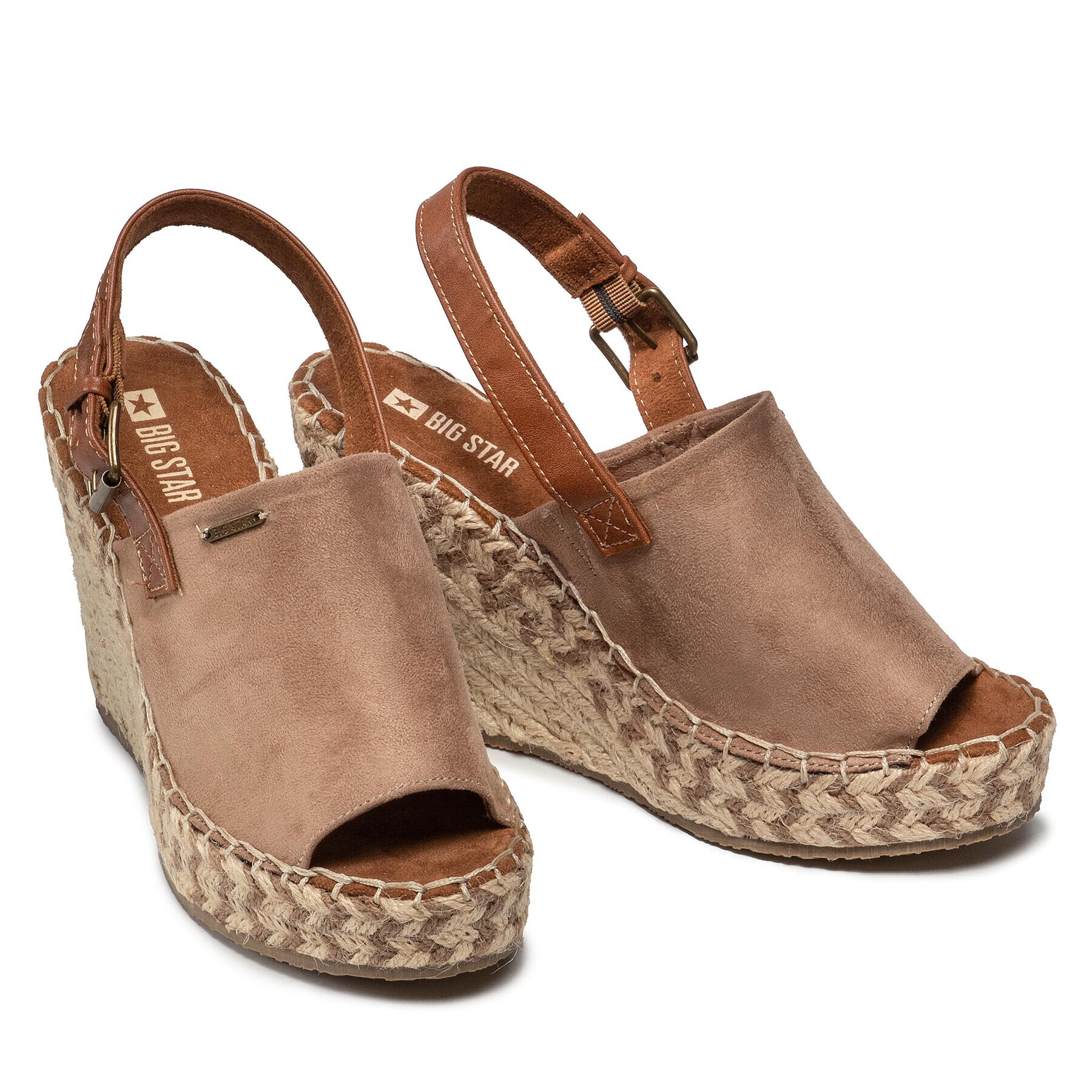 Big Star Shoes Espadrile FF274982 Bej - Pled.ro