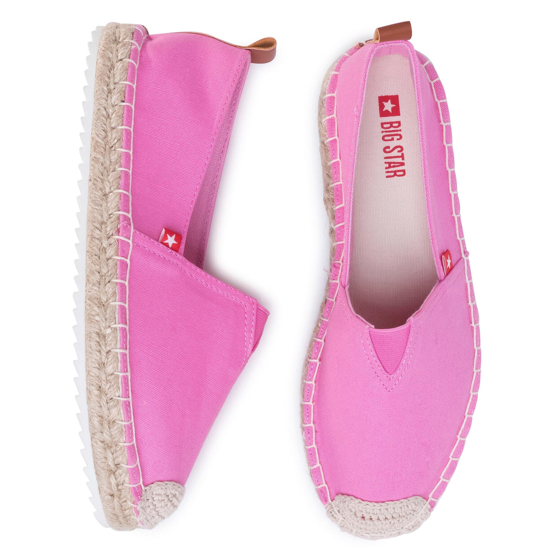 Big Star Shoes Espadrile FF274A501 Roz - Pled.ro