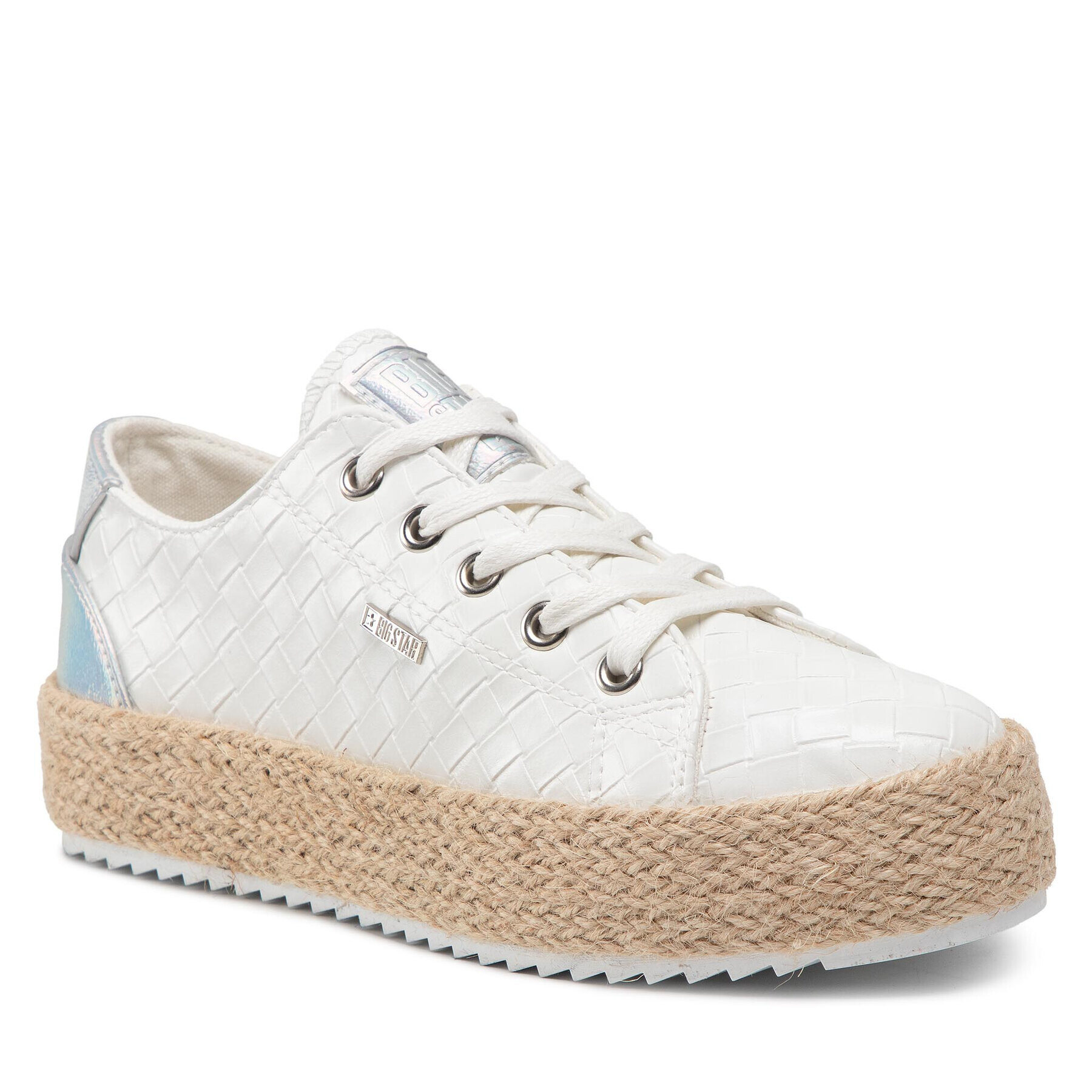 Big Star Shoes Espadrile JJ274397 Alb - Pled.ro