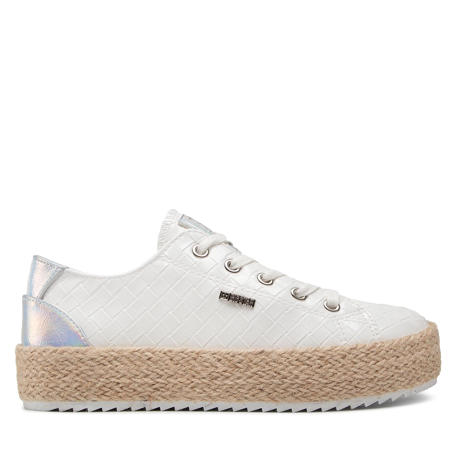 Big Star Shoes Espadrile JJ274397 Alb - Pled.ro