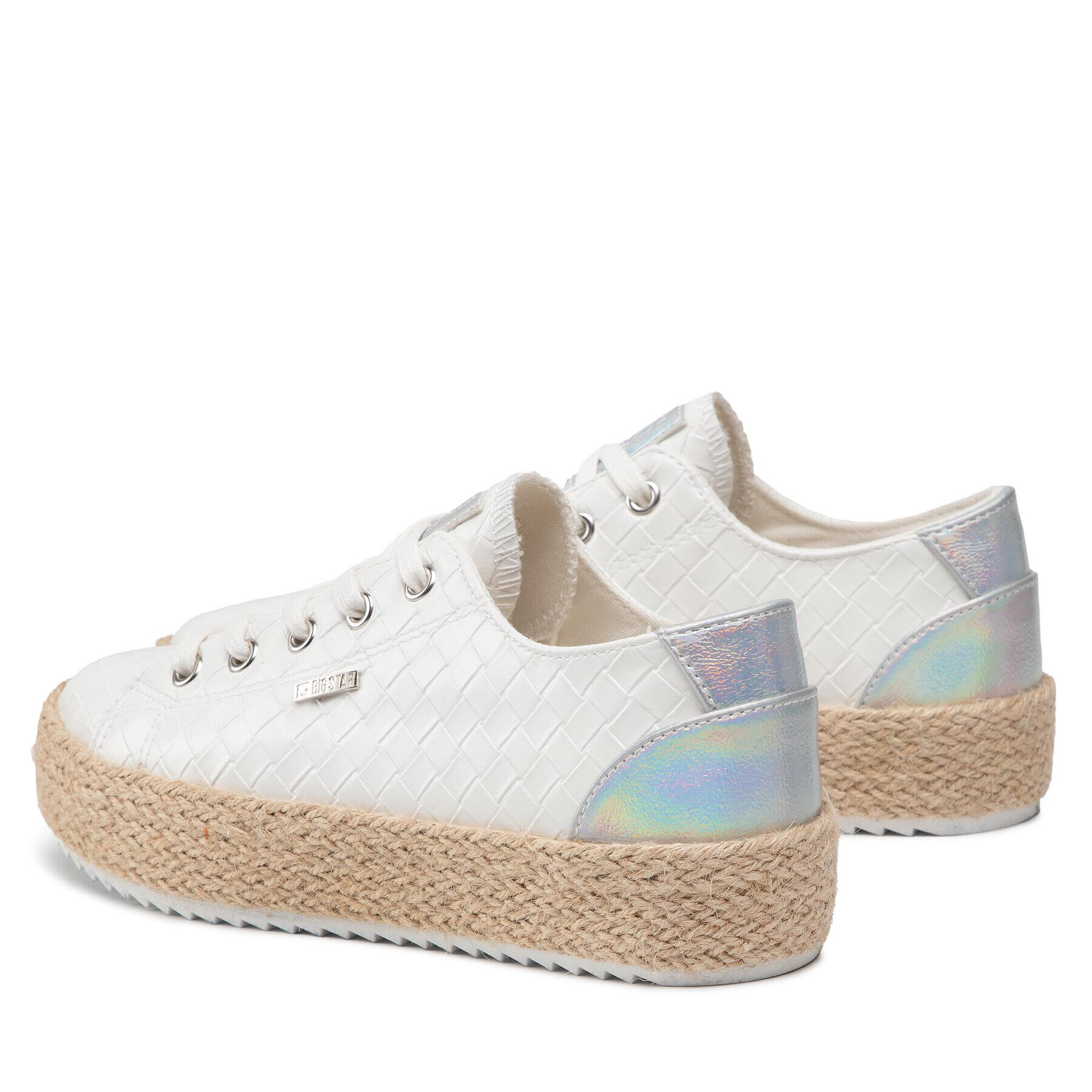 Big Star Shoes Espadrile JJ274397 Alb - Pled.ro