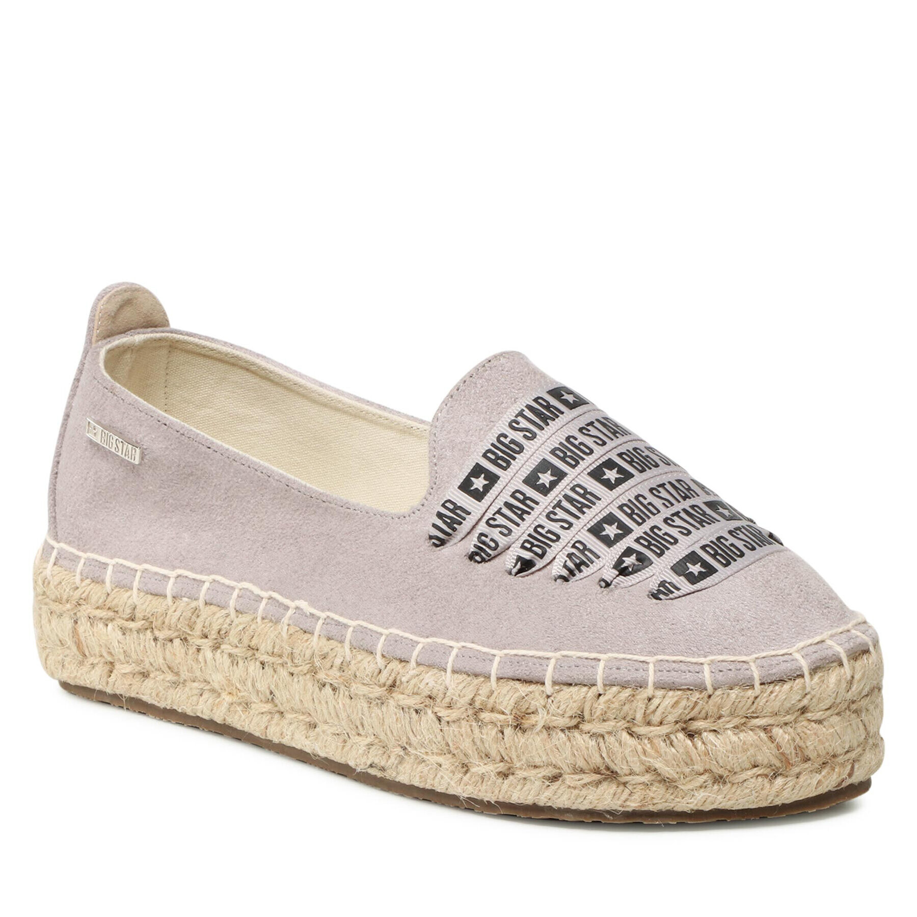 Big Star Shoes Espadrile JJ274890 Gri - Pled.ro