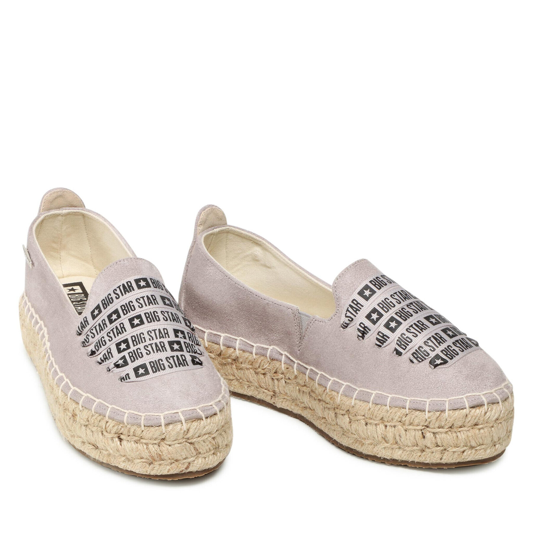 Big Star Shoes Espadrile JJ274890 Gri - Pled.ro