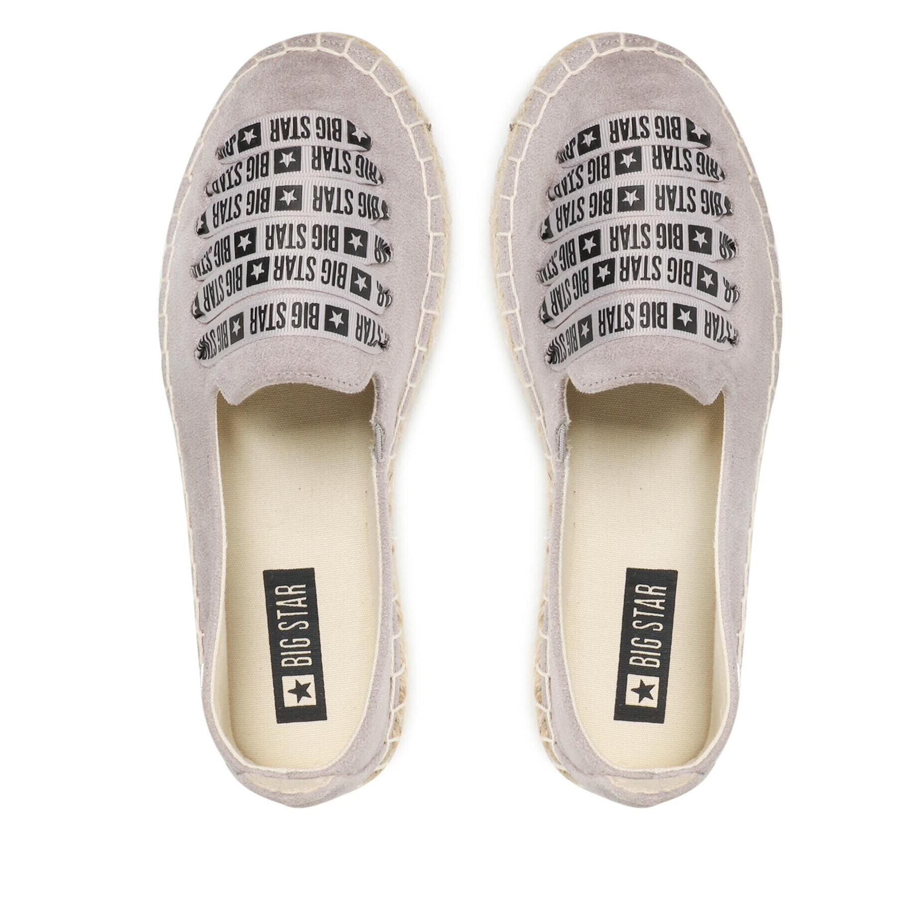 Big Star Shoes Espadrile JJ274890 Gri - Pled.ro