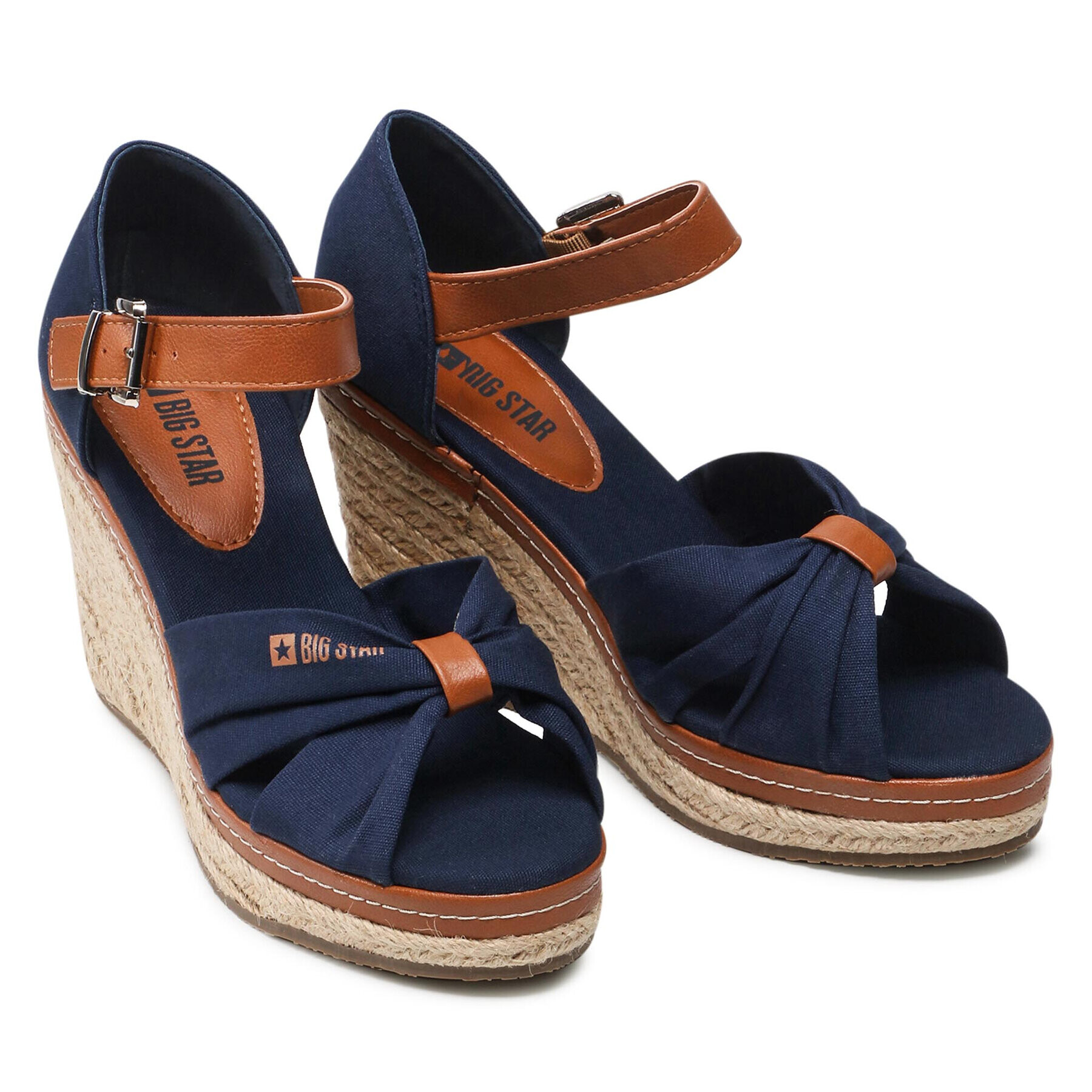 Big Star Shoes Espadrile JJ274938 Bleumarin - Pled.ro