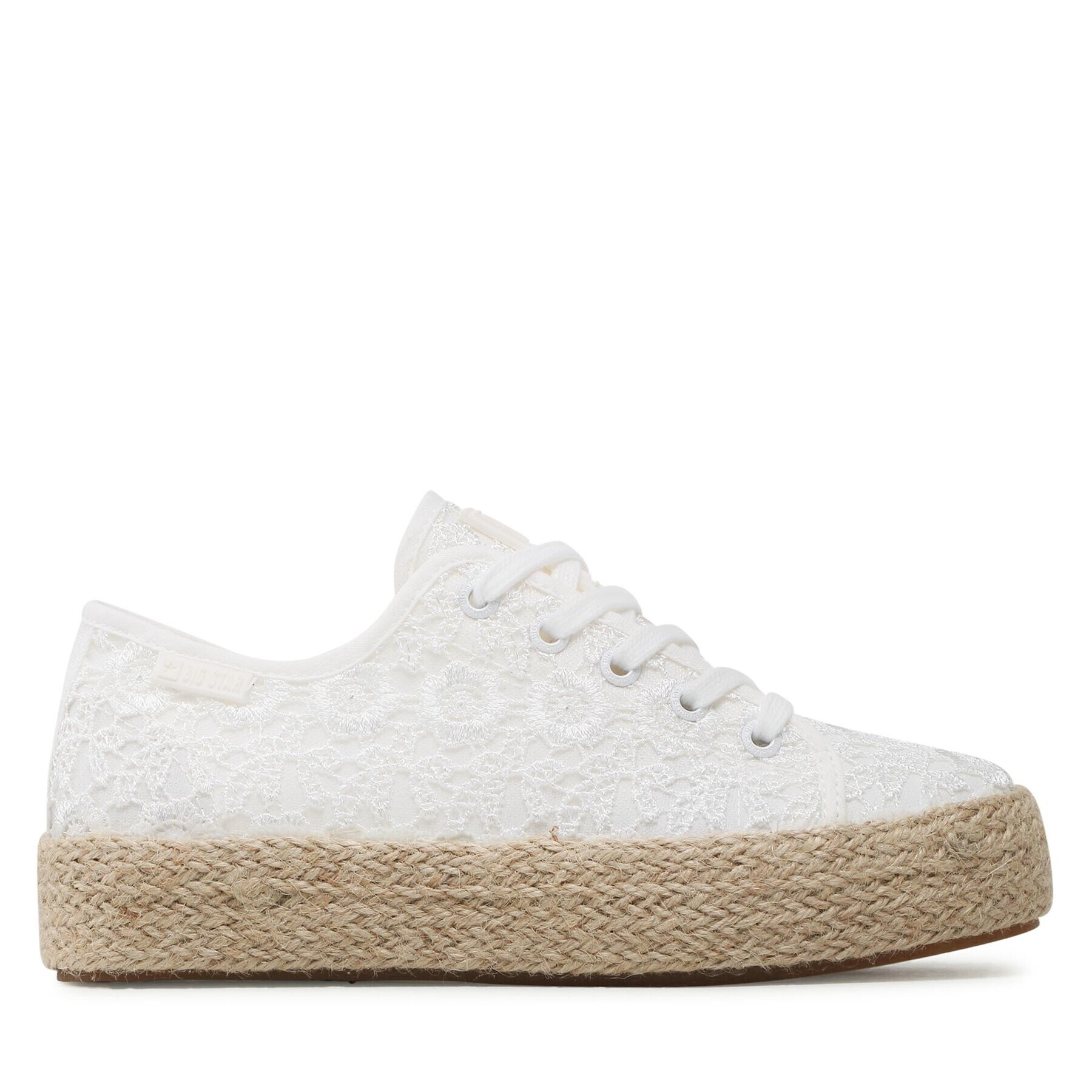 Big Star Shoes Espadrile LL274199 Alb - Pled.ro