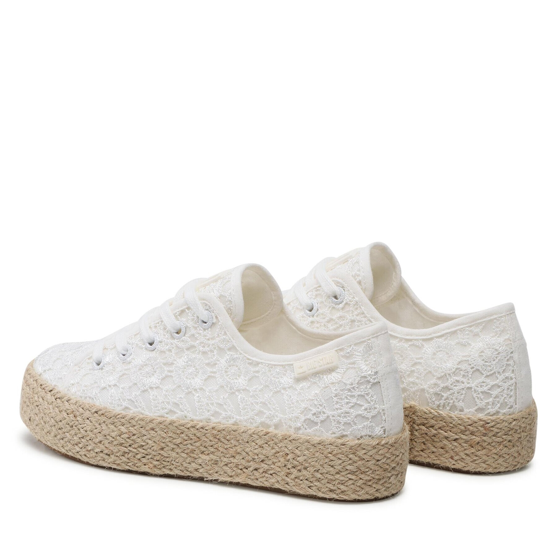 Big Star Shoes Espadrile LL274199 Alb - Pled.ro