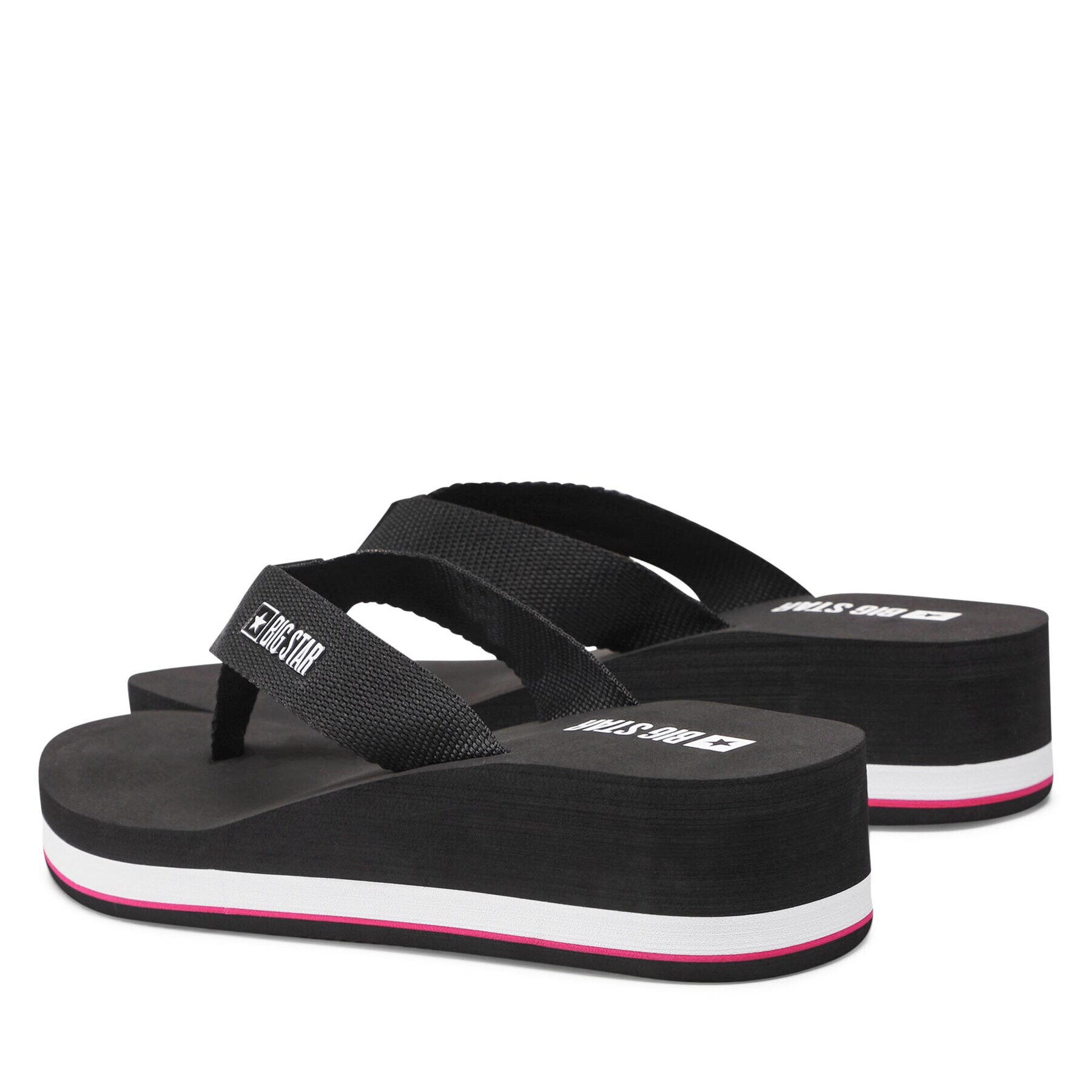 Big Star Shoes Flip flop JJ274A332 Negru - Pled.ro