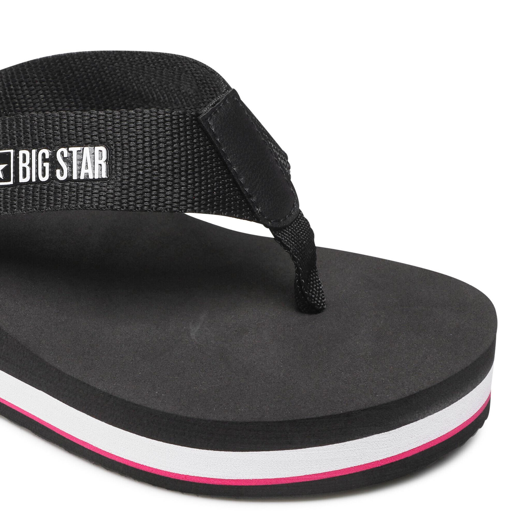 Big Star Shoes Flip flop JJ274A332 Negru - Pled.ro